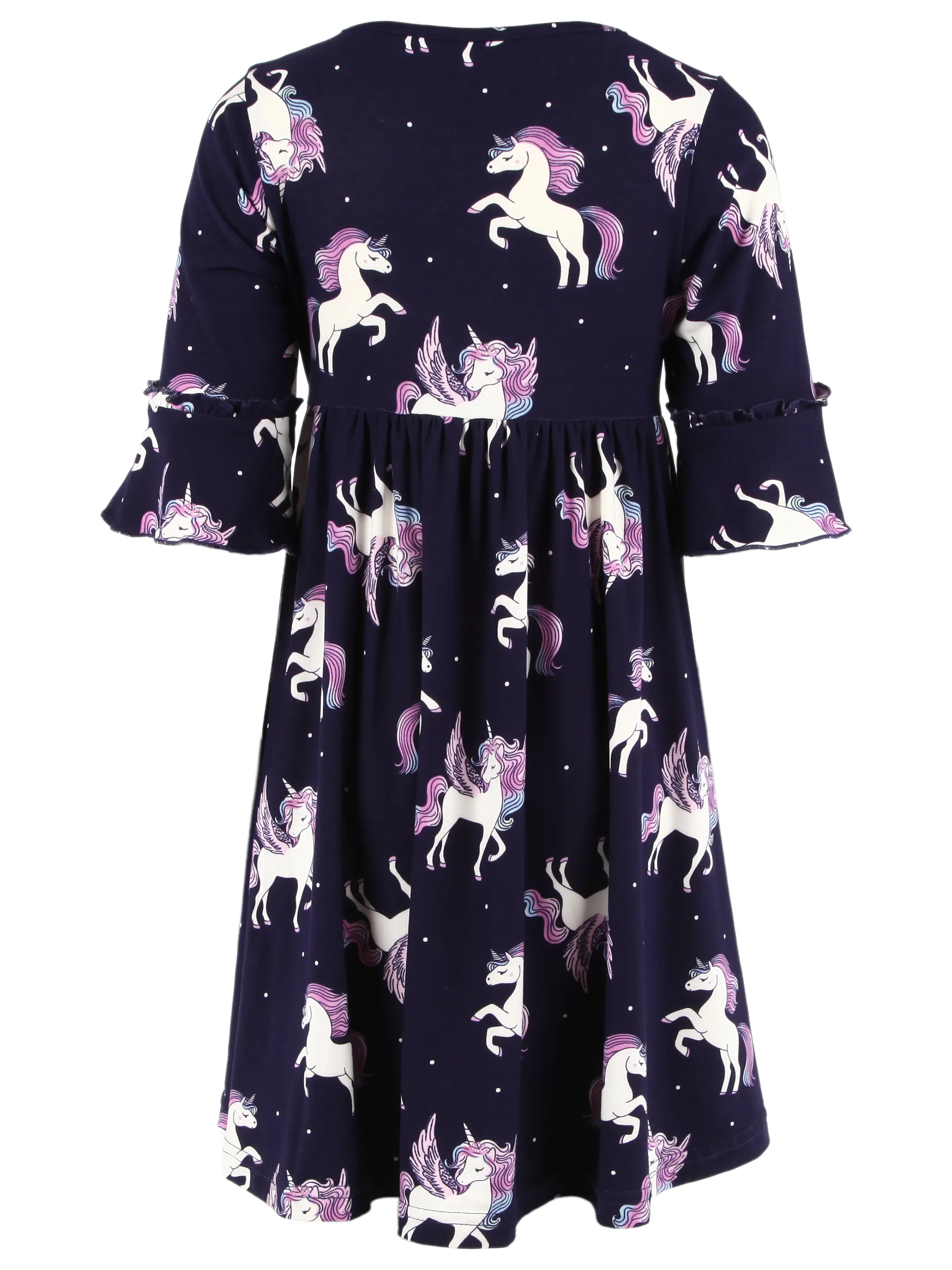 One Way MG Kleid mit AOP in Eclipse Blau 921613 BLAU 2