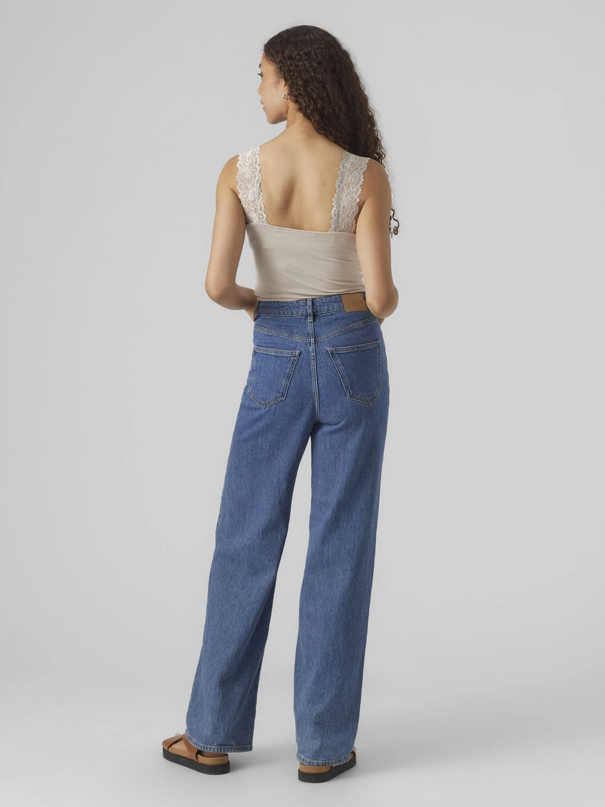 Vero Moda 10287348 VMROSA SL TOP JRS NOO Grau 878316 195780 2