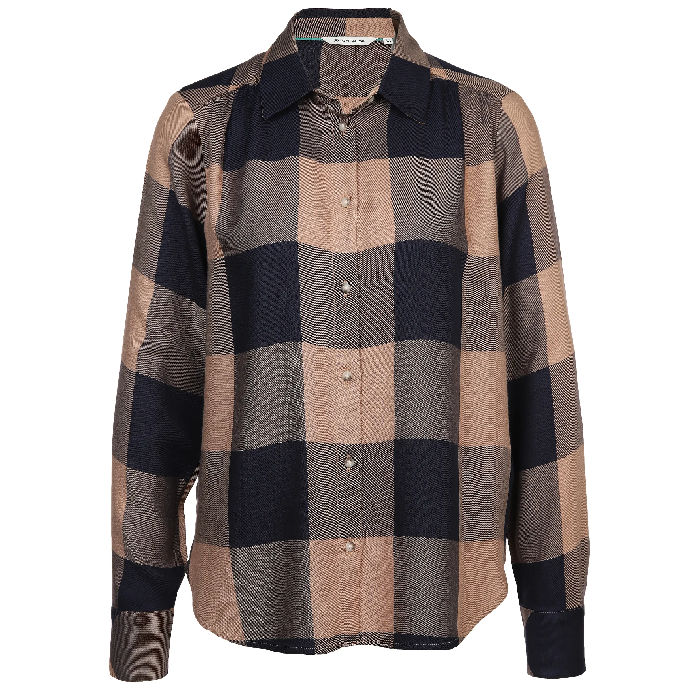 Tom Tailor 1037884 checked blouse Marine 883846 32423 1 Tom Tailor 1037884 checked blouse Marine 883846 32423 1