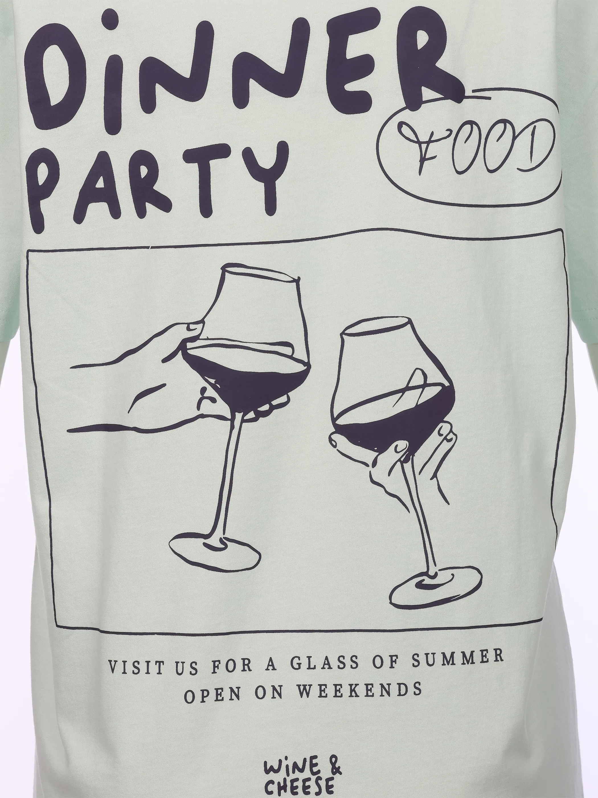 IX-O D12022AH02738AAWG YF Da-T-Shirt mit Backprint Grün 925935 12100 3