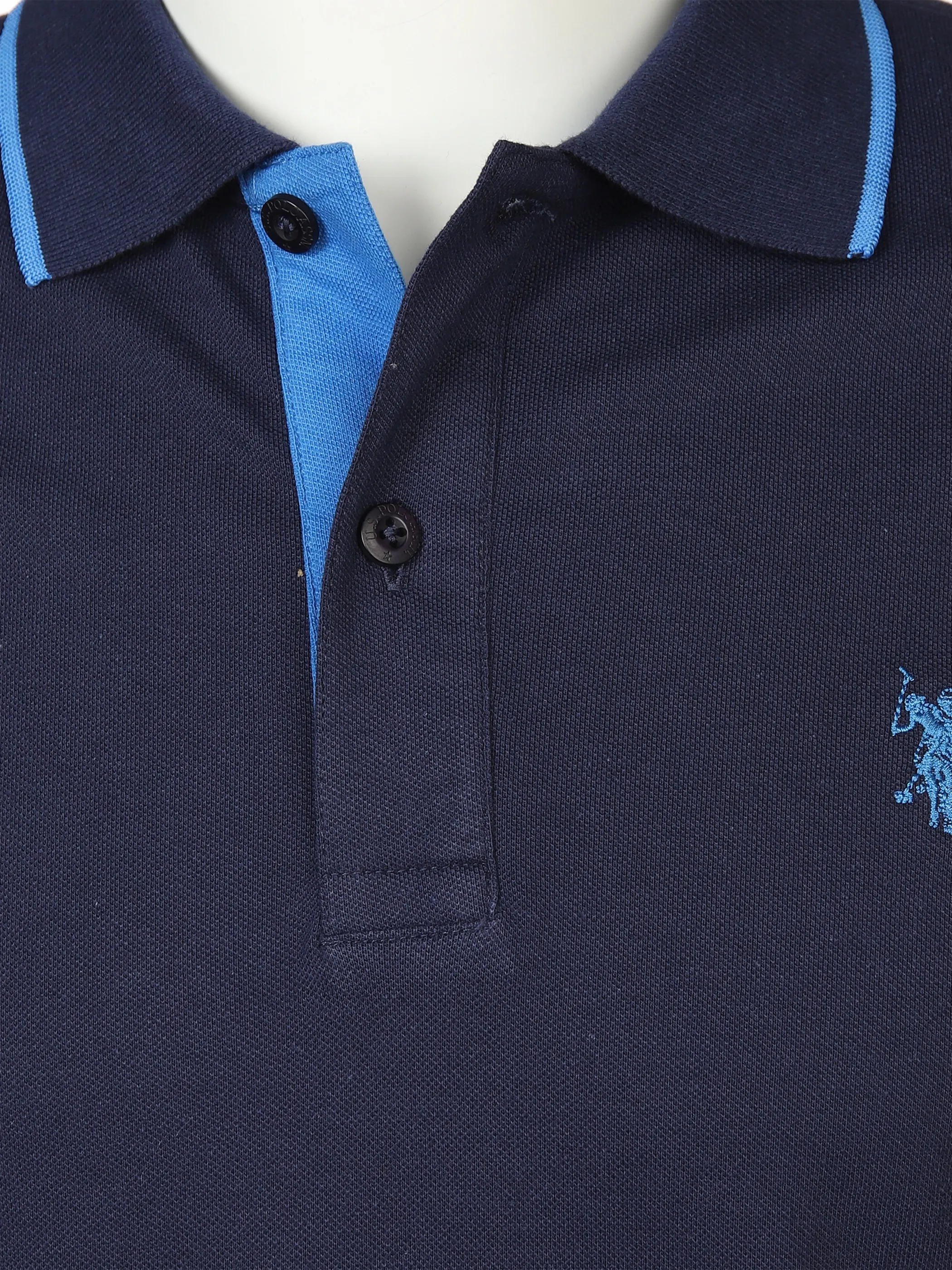 U.S. Polo Assn. He. Poloshirt 1/2 Arm uni Blau 861379 170 NAVY 3 U.S. Polo Assn. He. Poloshirt 1/2 Arm uni Blau 861379 170 NAVY 3