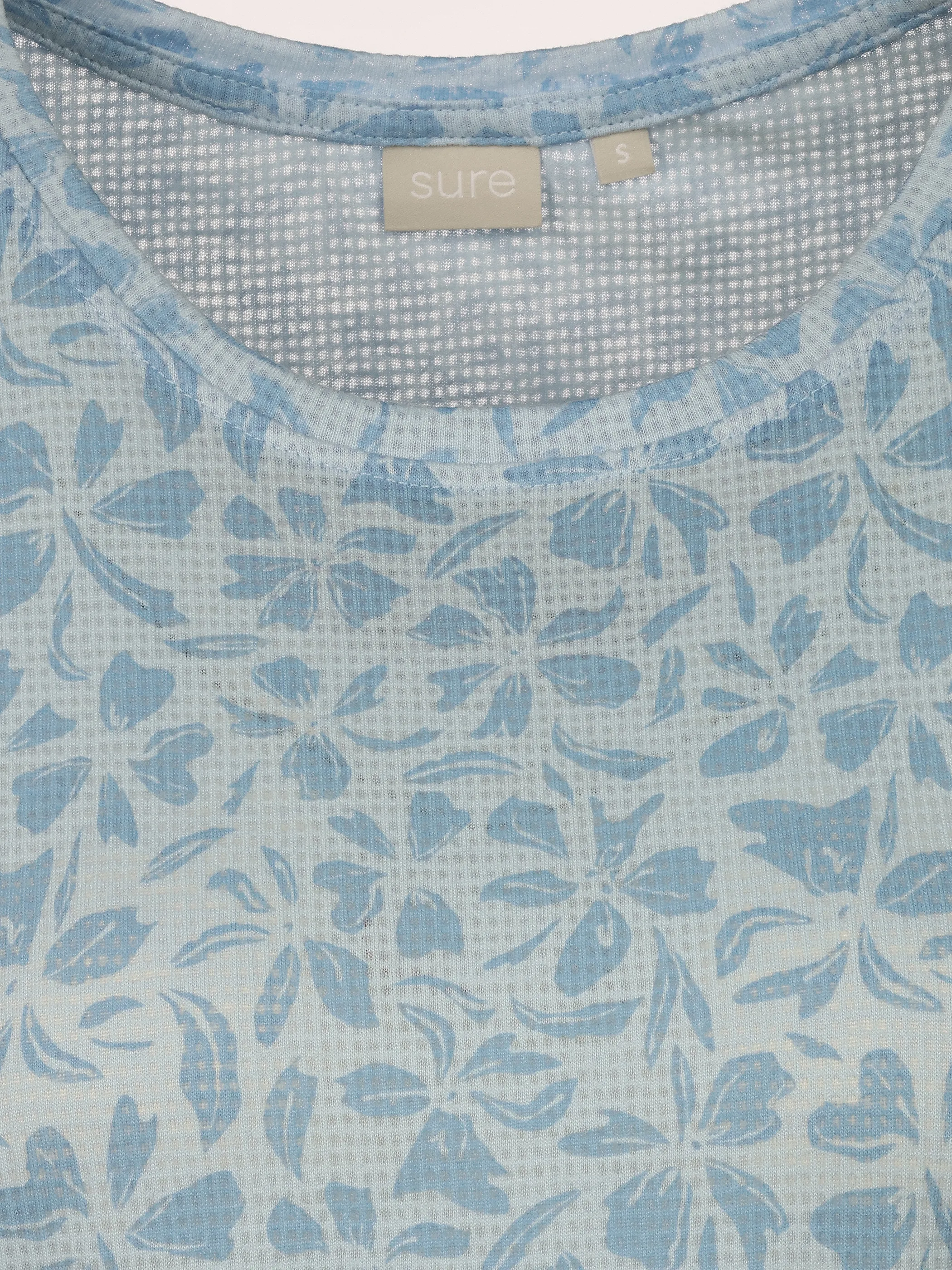 Sure Da-Ausbrenner-T-Shirt Blau 922305 WINDSURFER 3