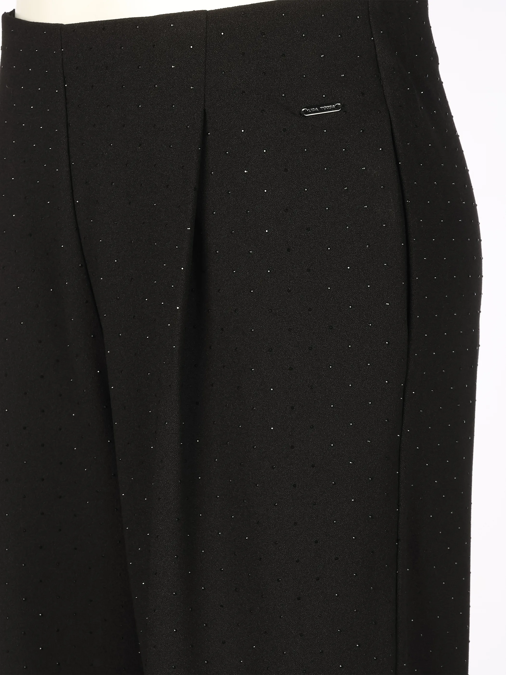 Lisa Tossa Da-Sparkling Bundfaltenhose Schwarz 933849 SCHWARZ 4