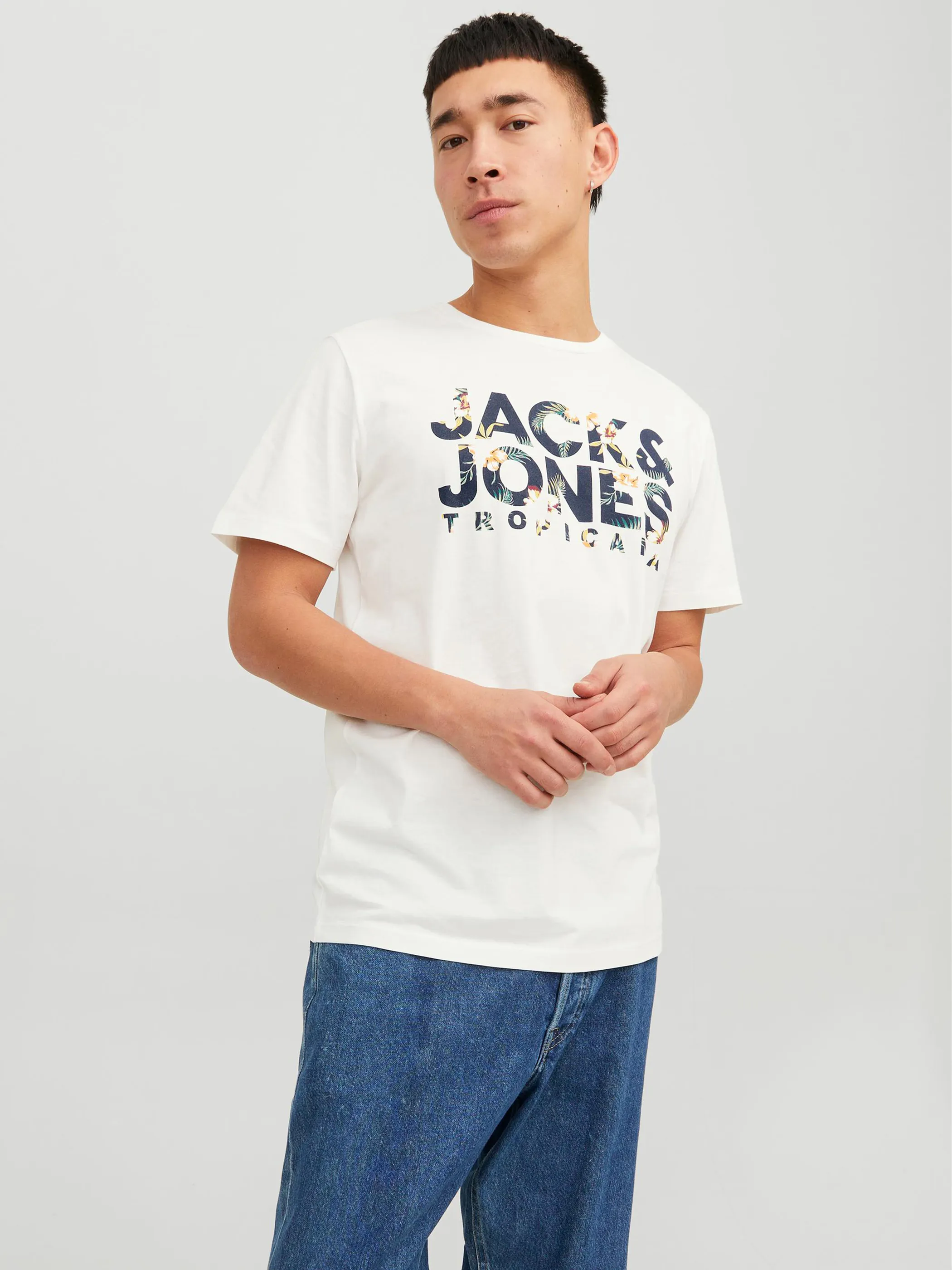 Jack Jones 12224688 JJBECS SHAPE TEE SS C Weiß 875269 177642 1 Jack Jones 12224688 JJBECS SHAPE TEE SS C Weiß 875269 177642 1