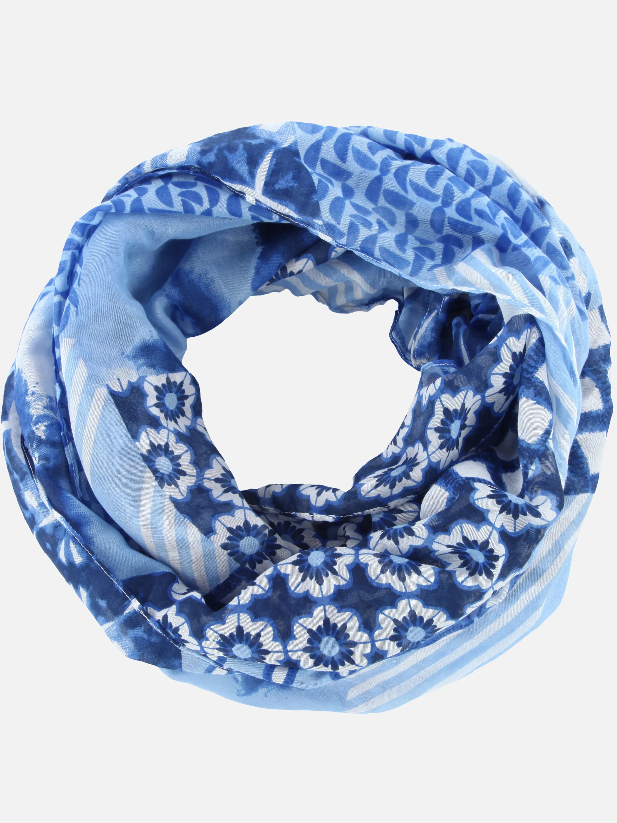 Sure Da-Schlauchschal m. Druck Blau 890192 BLUE 1