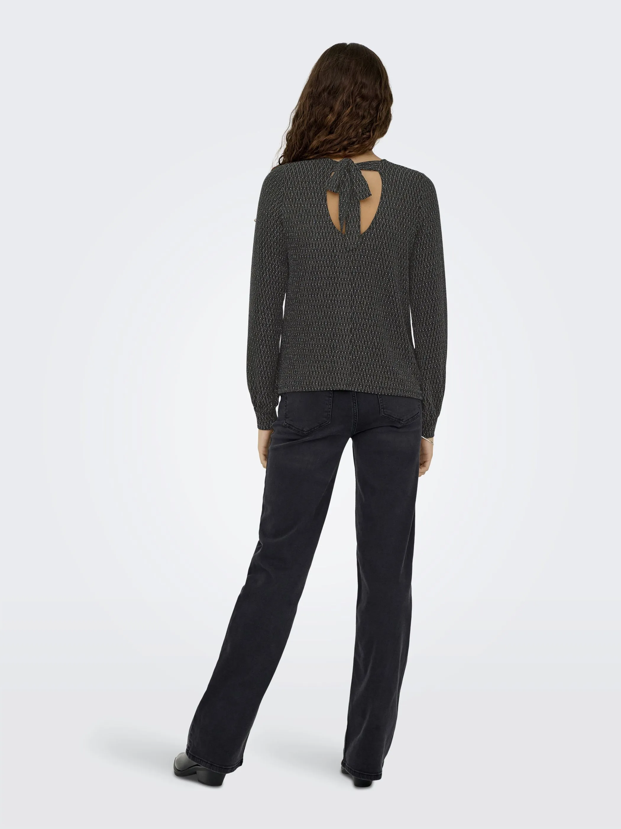 Only 15360951 ONLCAROL L/S GLITTER Schwarz 917472 177911001 5