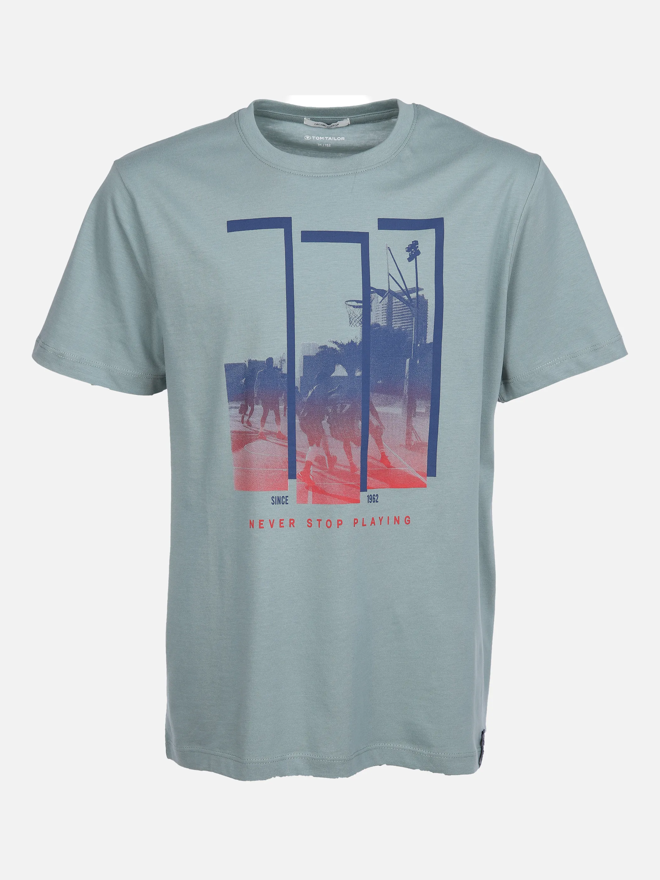Tom Tailor 1030294 photo printed t-shirt Grün 860528 12960 1