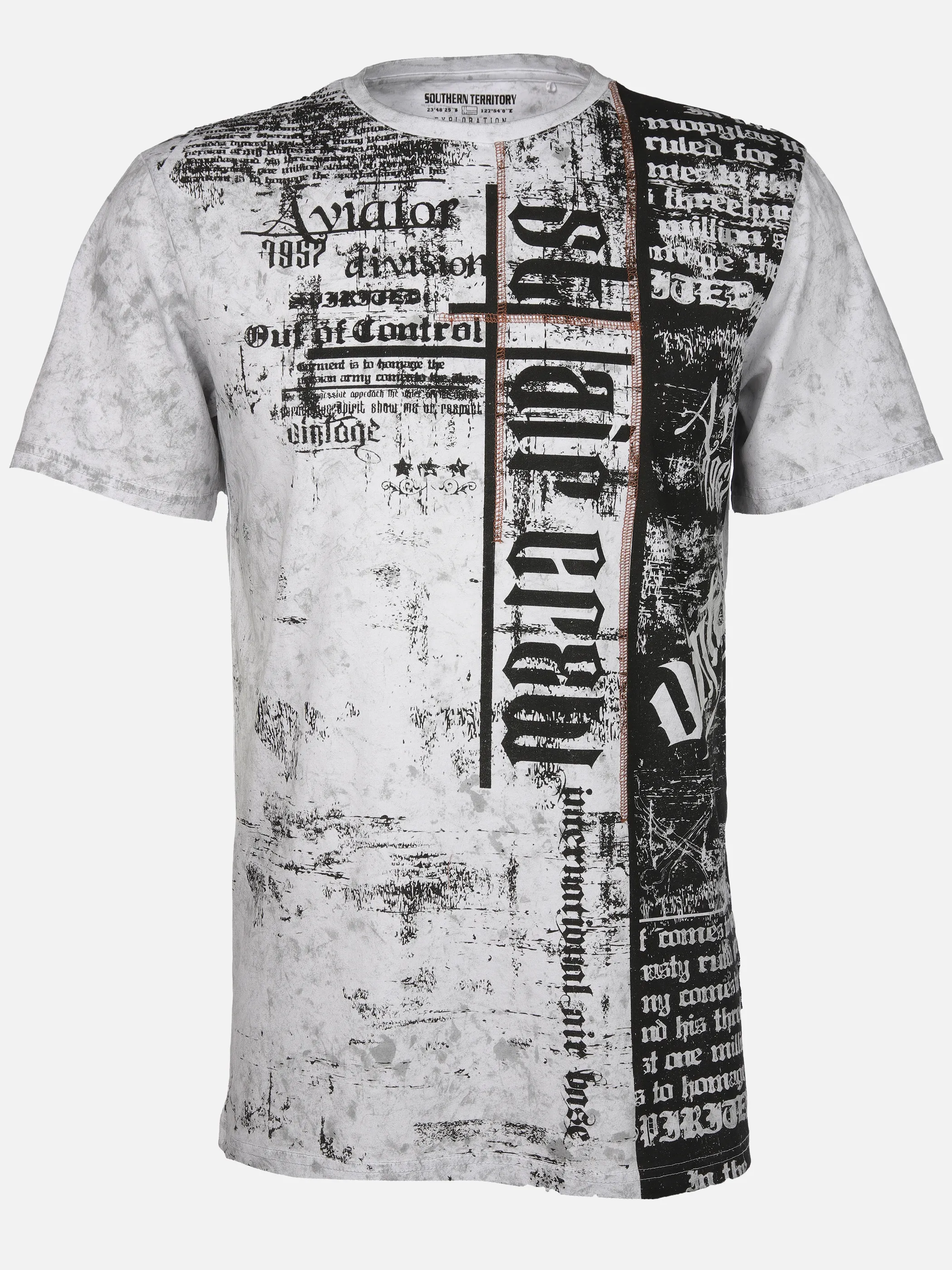 Southern Territory He. T-Shirt 1/2 Arm overlock Weiß 910636 WEIß 1