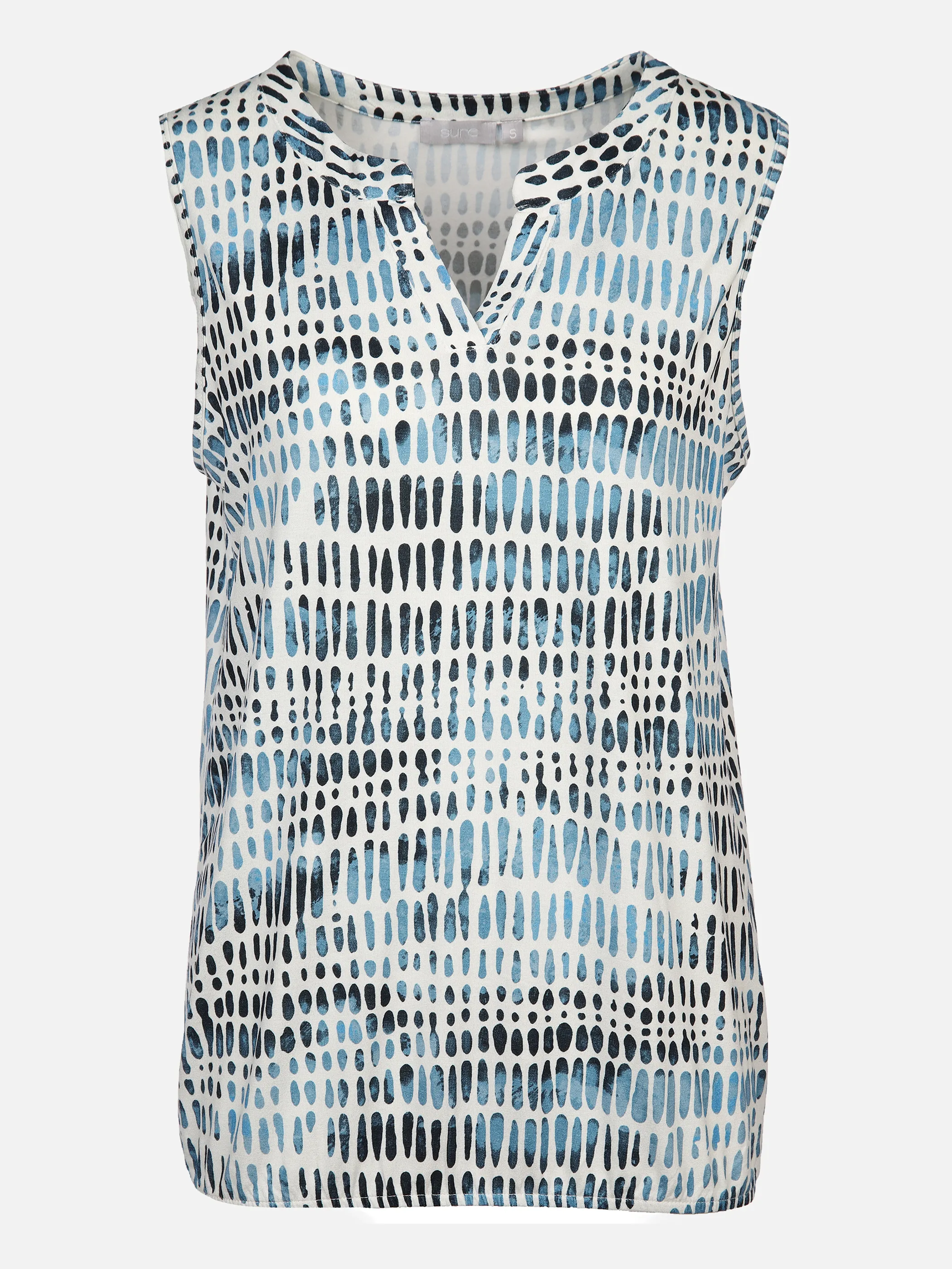 Sure Da-Top m. Alloverprint Blau 878633 BLAU 1 Sure Da-Top m. Alloverprint Blau 878633 BLAU 1