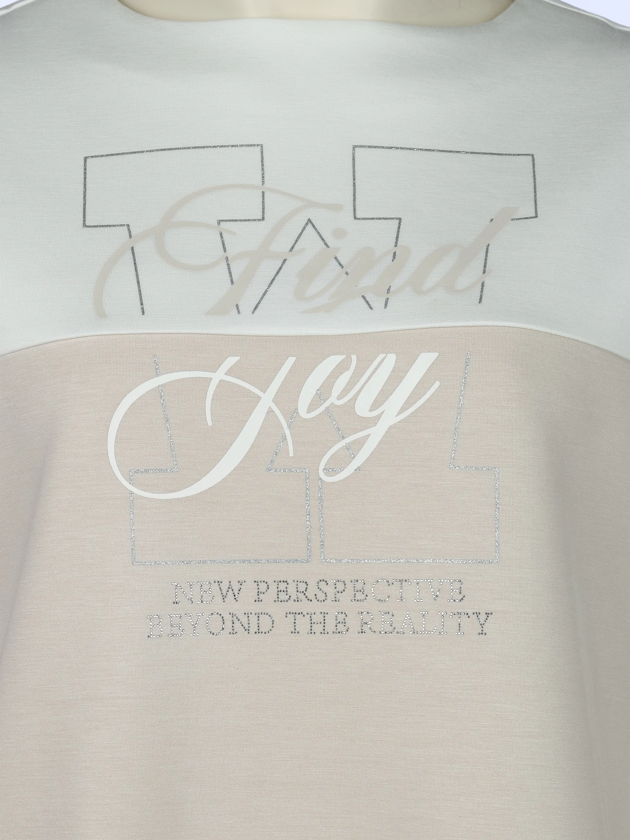 Sonja Blank Da-gr.Gr. Edelsweatshirt Beige 925979 FRENCH 3