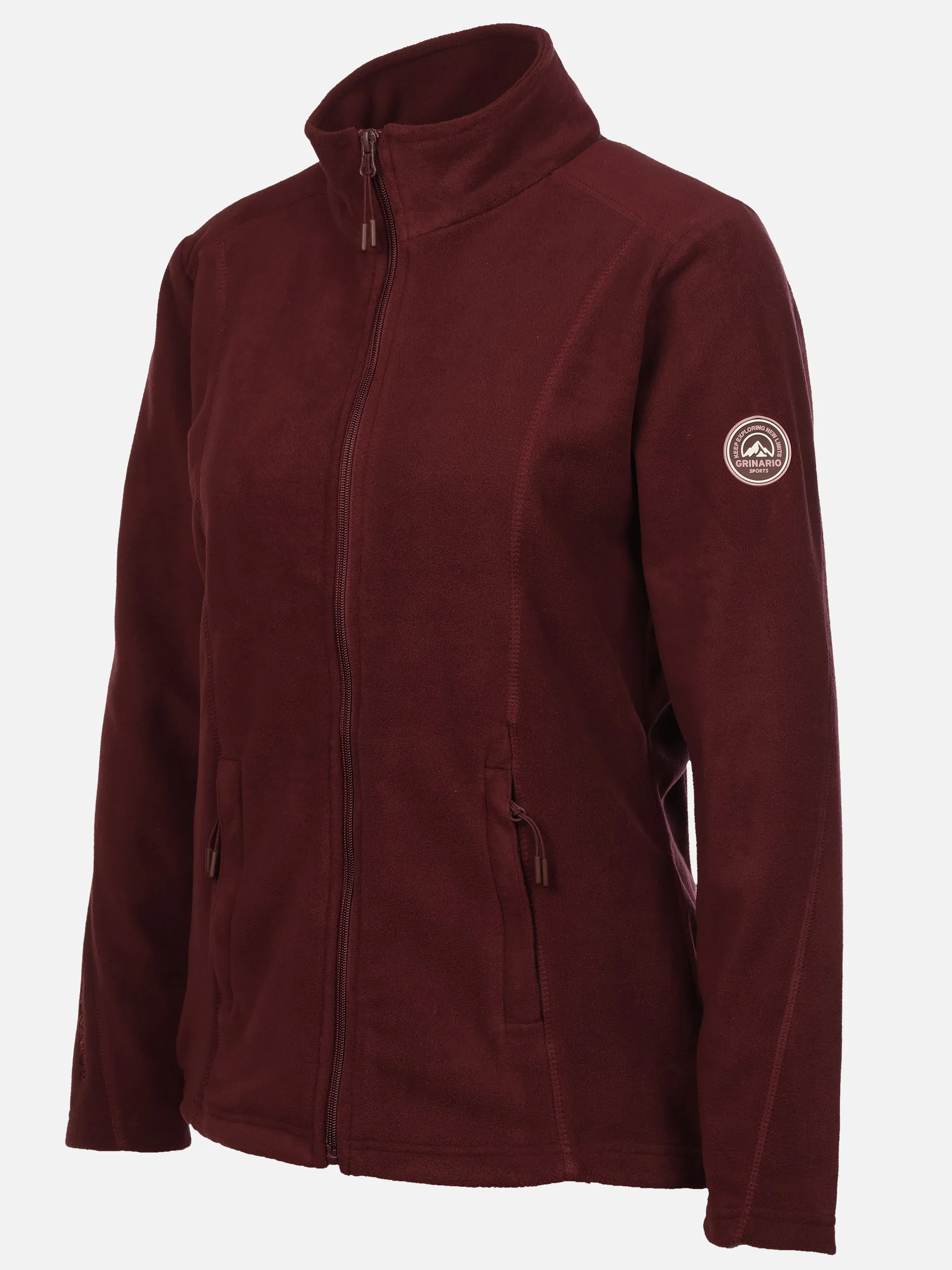 Grinario Sports Da-Fleecejacke Rot 928411 19-1627TCX 3