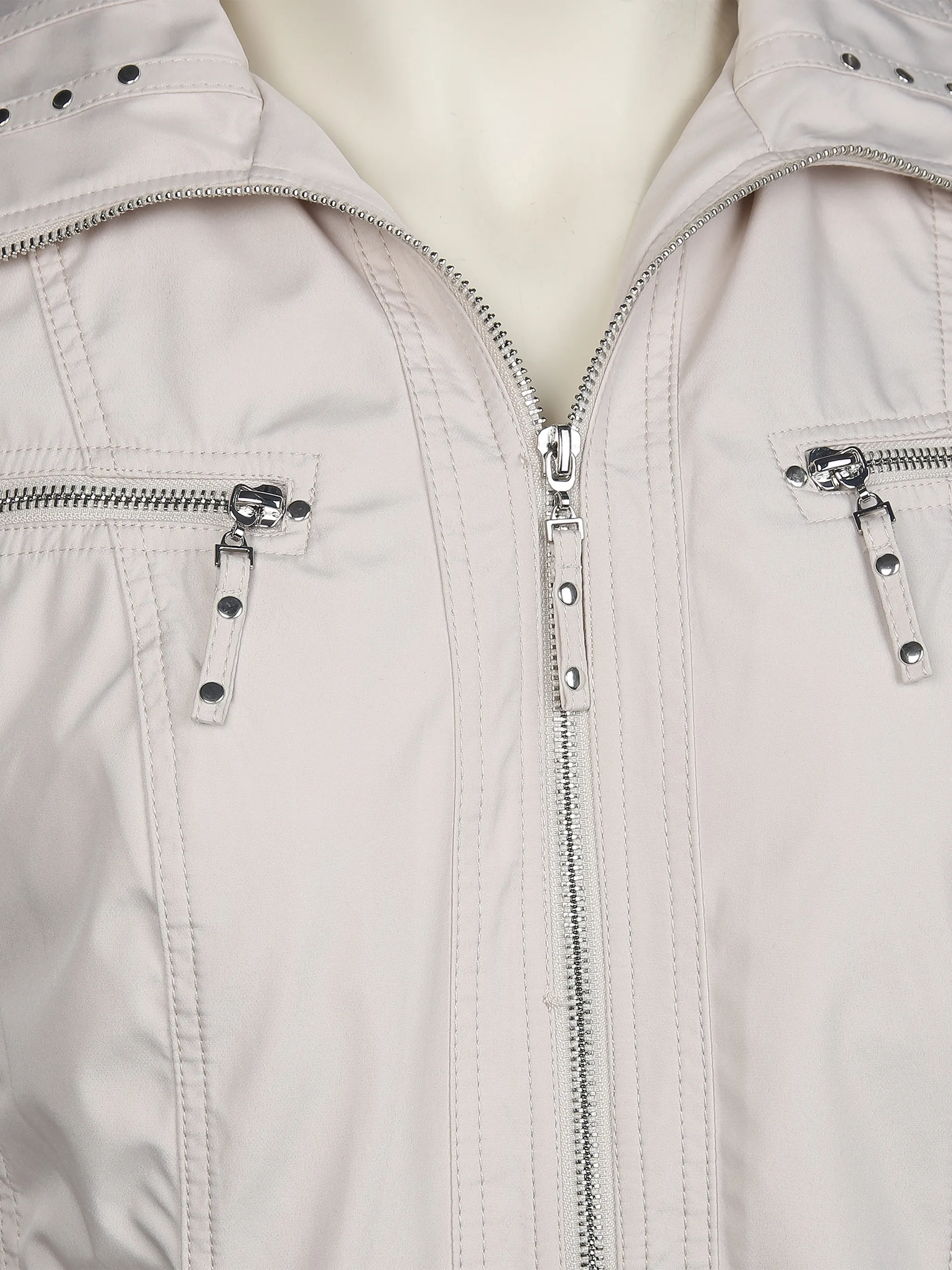 Sonja Blank Da-gr.Gr.Jacke m. Legekragen Braun 848468 SAND 3 Sonja Blank Da-gr.Gr.Jacke m. Legekragen Braun 848468 SAND 3