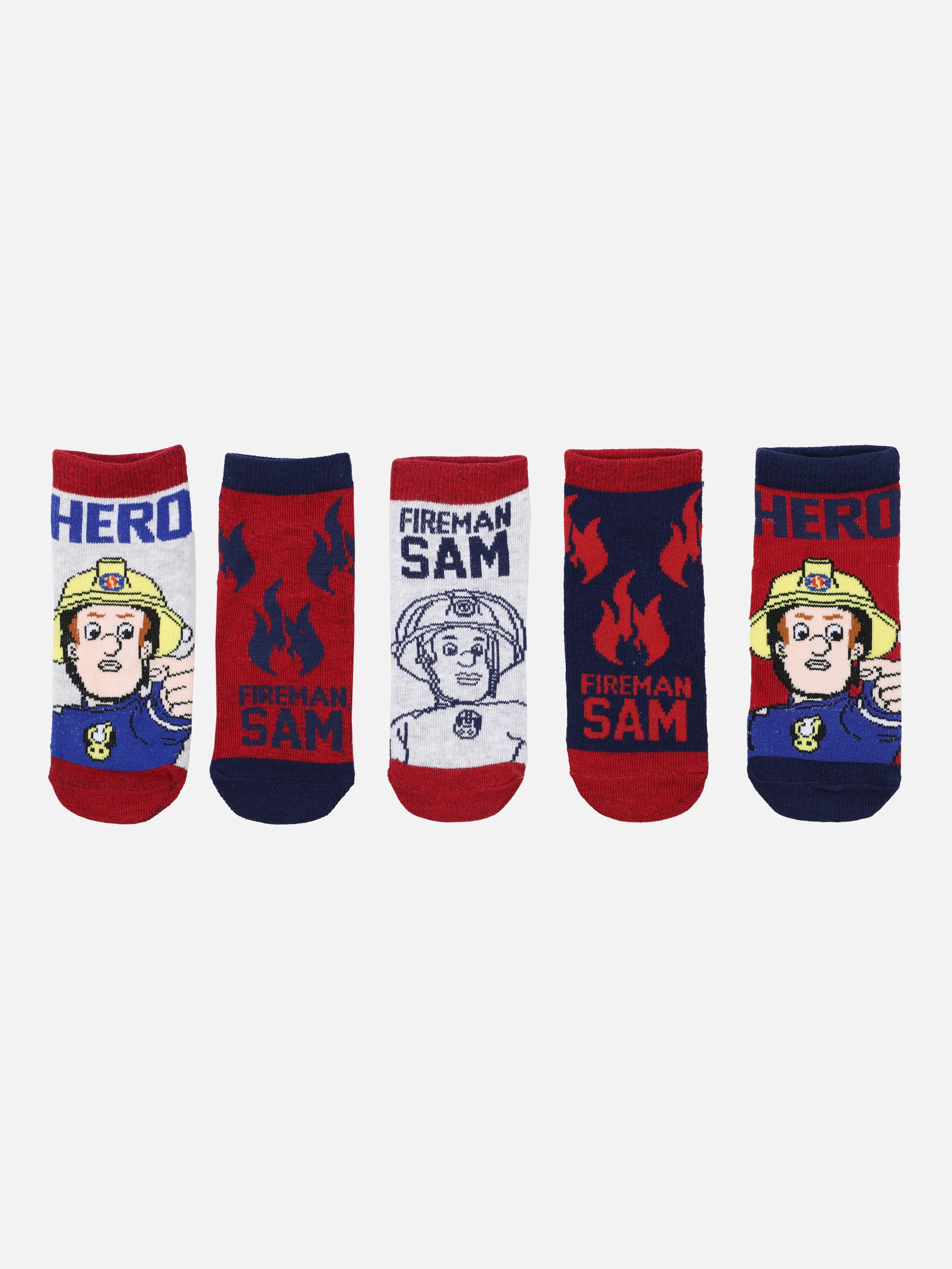 Feuerwehrmann Sam Kn. Socken 5er Sam Bunt 881219 BUNT 1 Feuerwehrmann Sam Kn. Socken 5er Sam Bunt 881219 BUNT 1