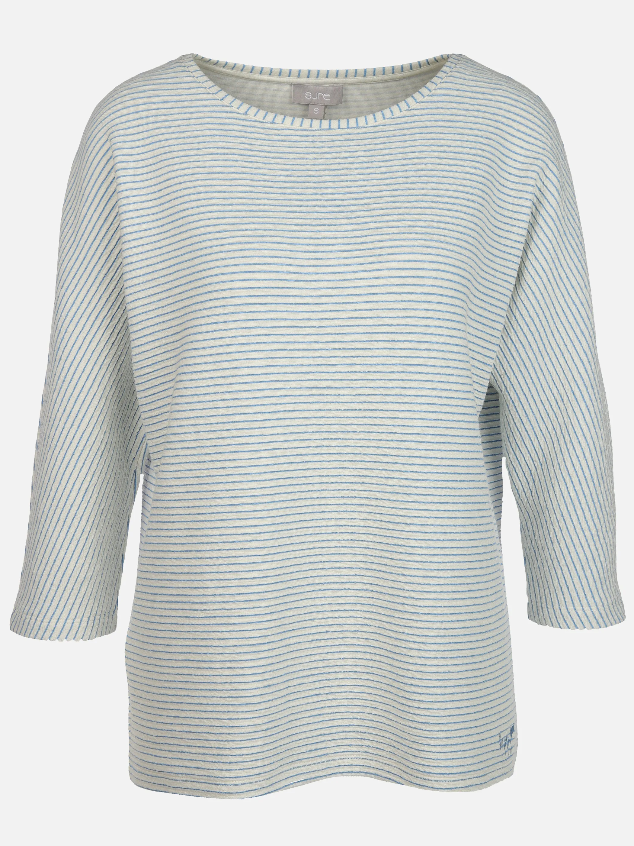 Sure Da-Shirt m. Fledermausärmel Weiß 906598 BLUE 1
