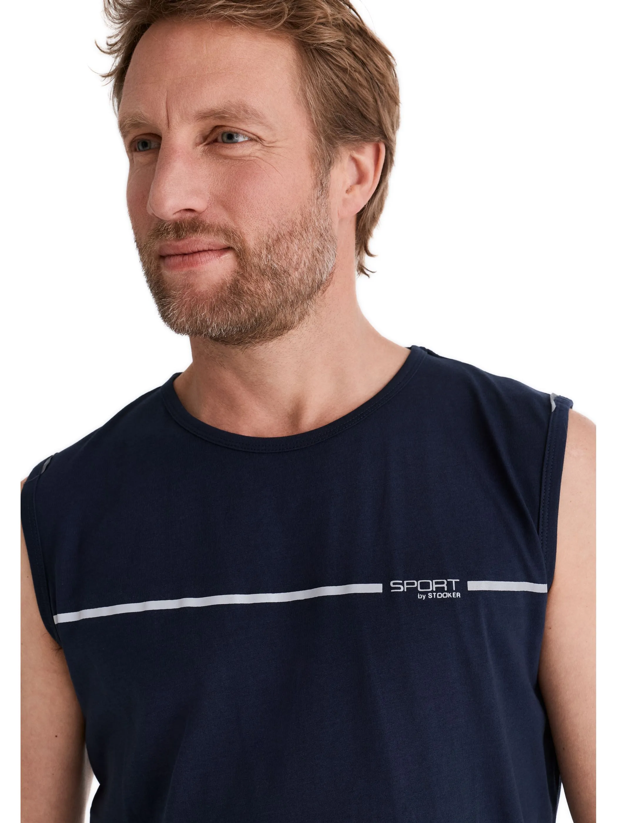 Stooker HAKA Sport 08230010004800 He-Tanktop TOMY Blau 913933 4800 3