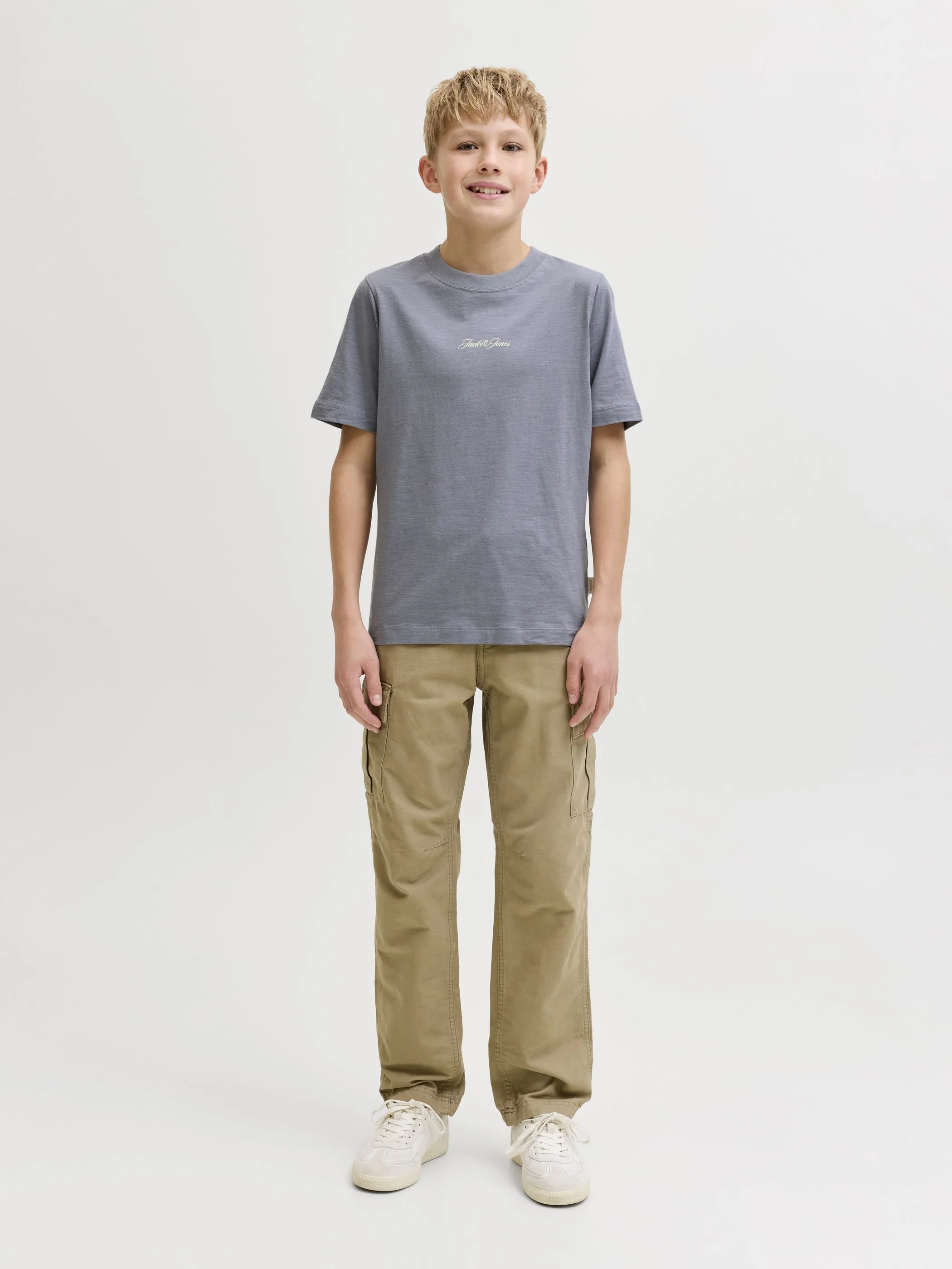 Jack&Jones Junior 12297188 JORCASSIS AOP ELEMENT Grau 927589 175939 4