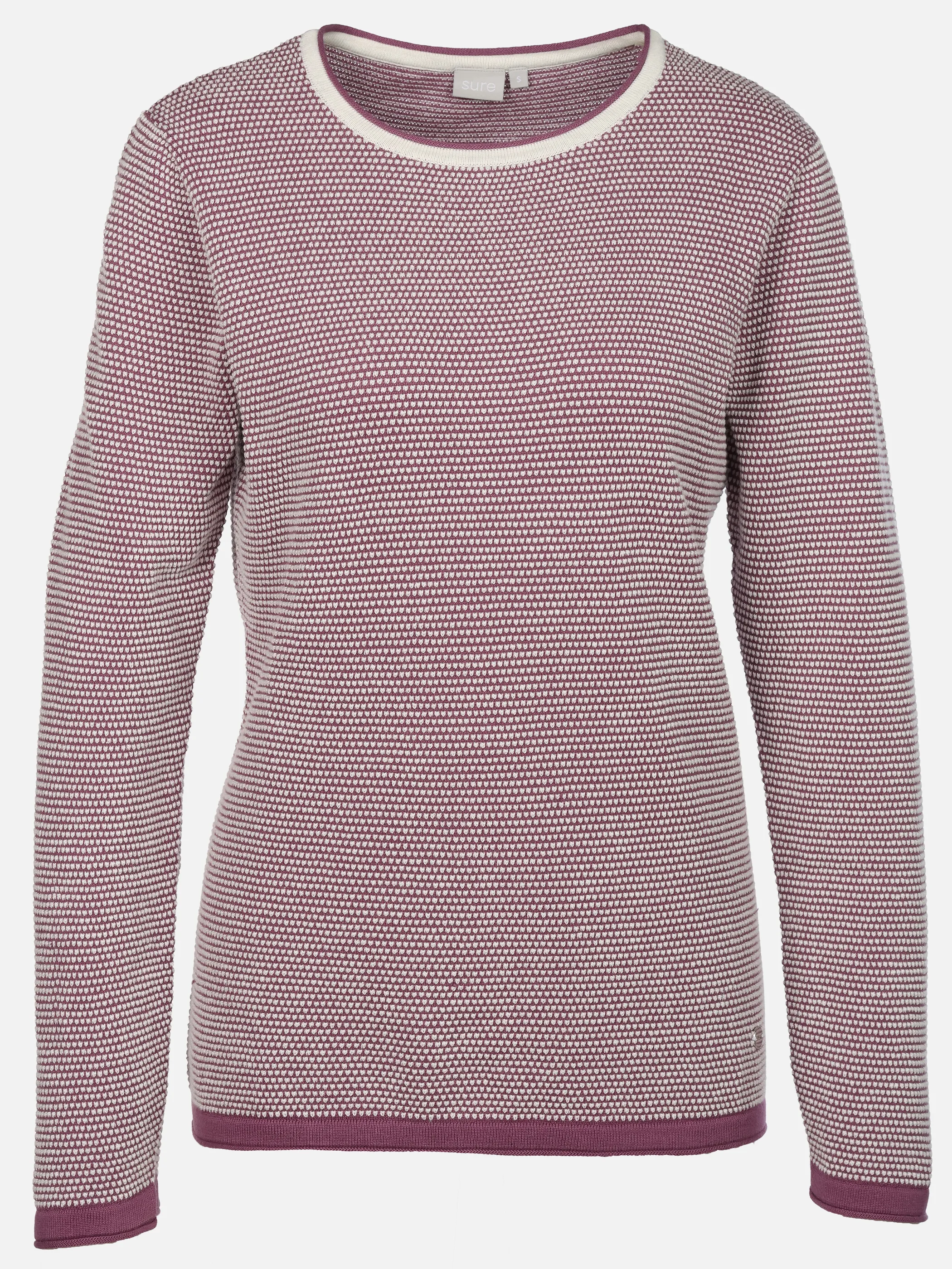 Sure Da-Pullover "Eagle Eye", Rundhals Lila 930045 VIOLETOFFW 1