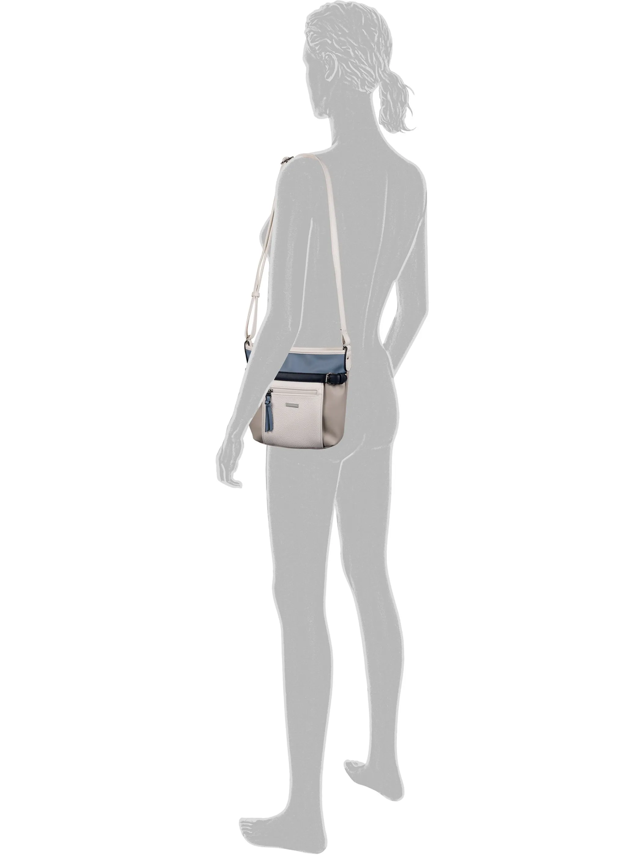 Tom Tailor 010667 JUNA, Cross bag S, deni Blau 908593 214 4