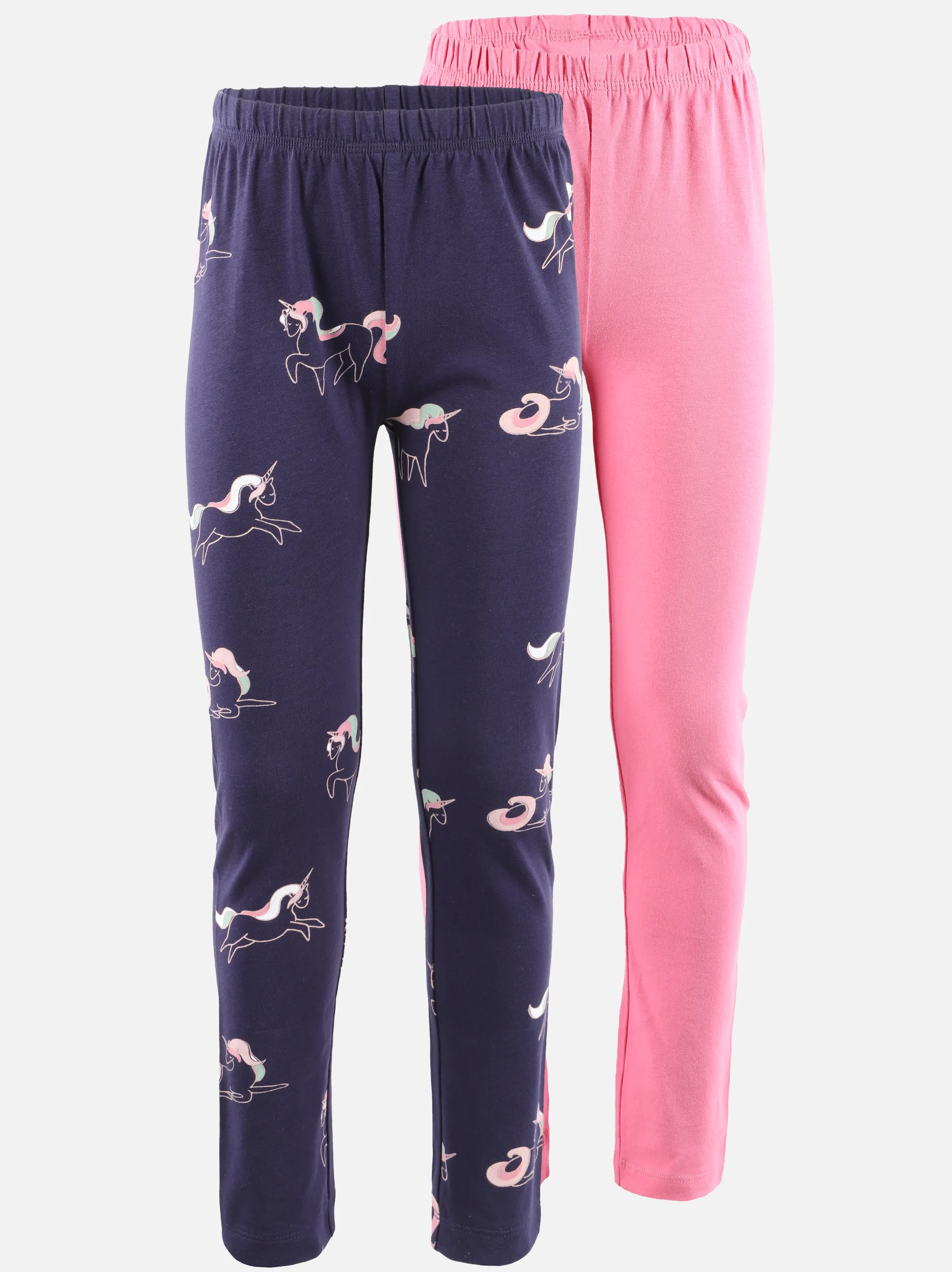 Stop + Go KM 2er Pack Leggings in pink und blau mit AOP Pink 890396 PINK/BLAU 1 Stop + Go KM 2er Pack Leggings in pink und blau mit AOP Pink 890396 PINK/BLAU 1