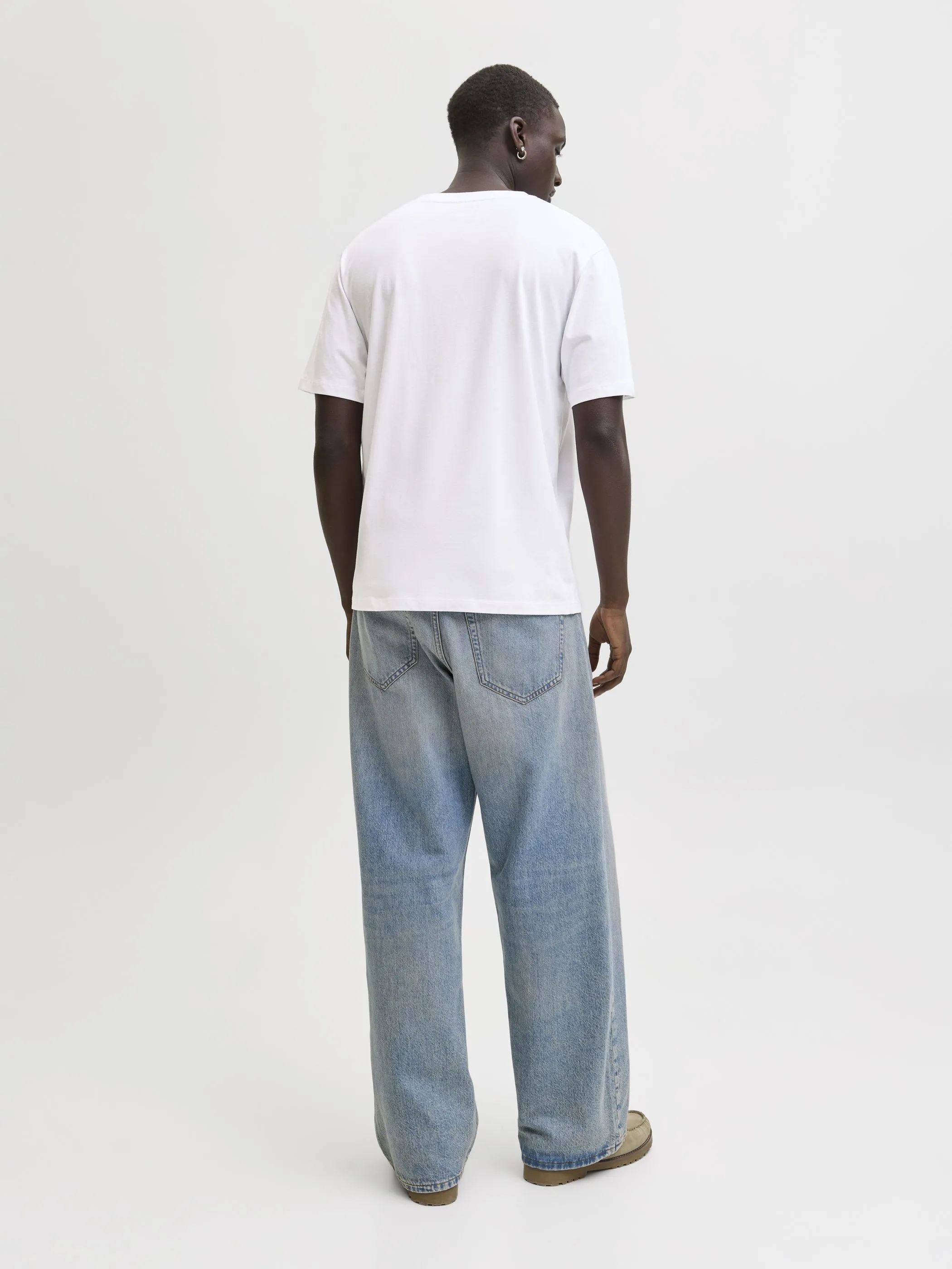 Jack Jones 12290173 JJDEVIN DAYTONA PRINT Weiß 922352 177627 2