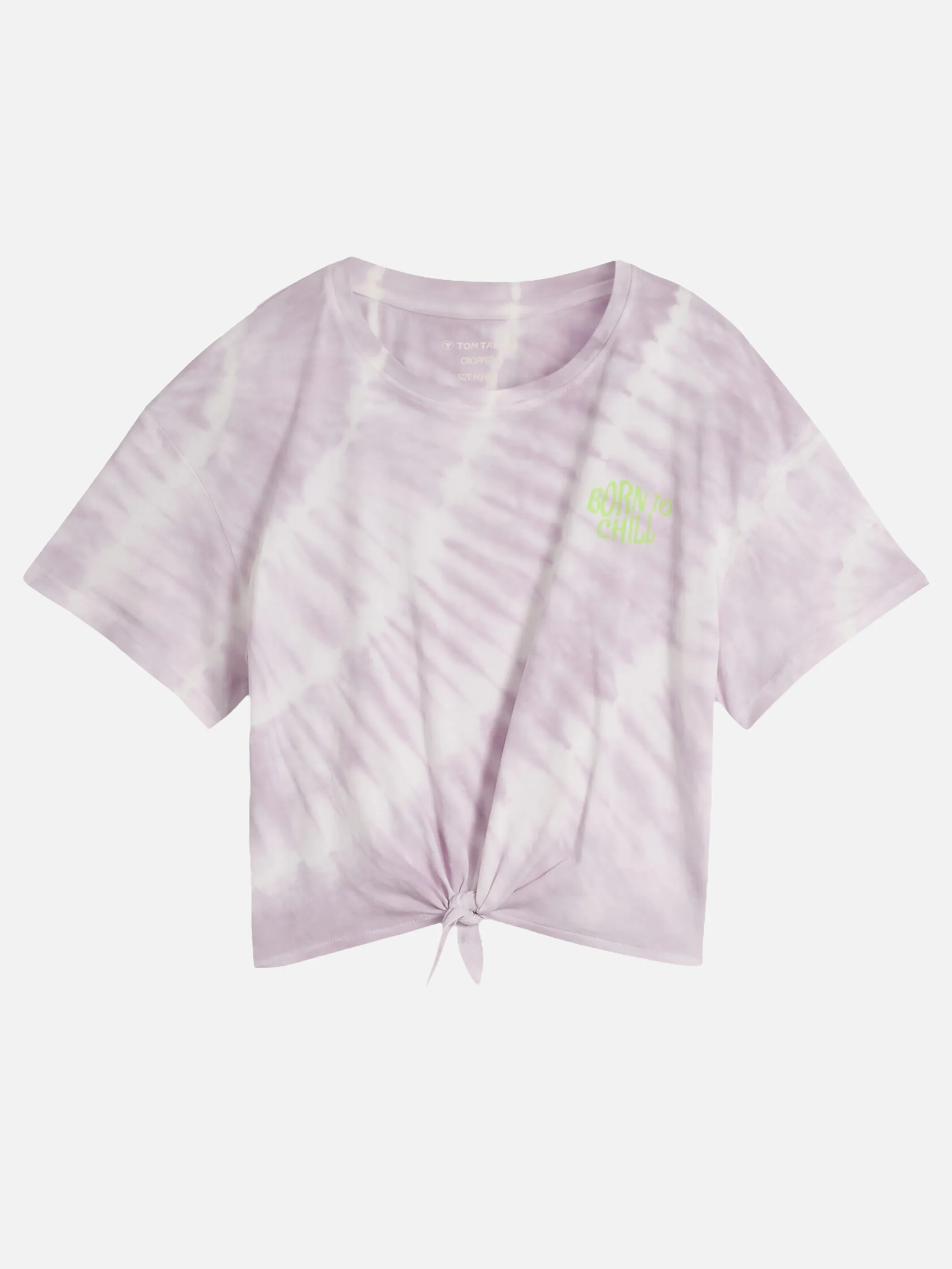 Tom Tailor 1051059 tie-dye T-shirt with knot Lila 929674 40276 1