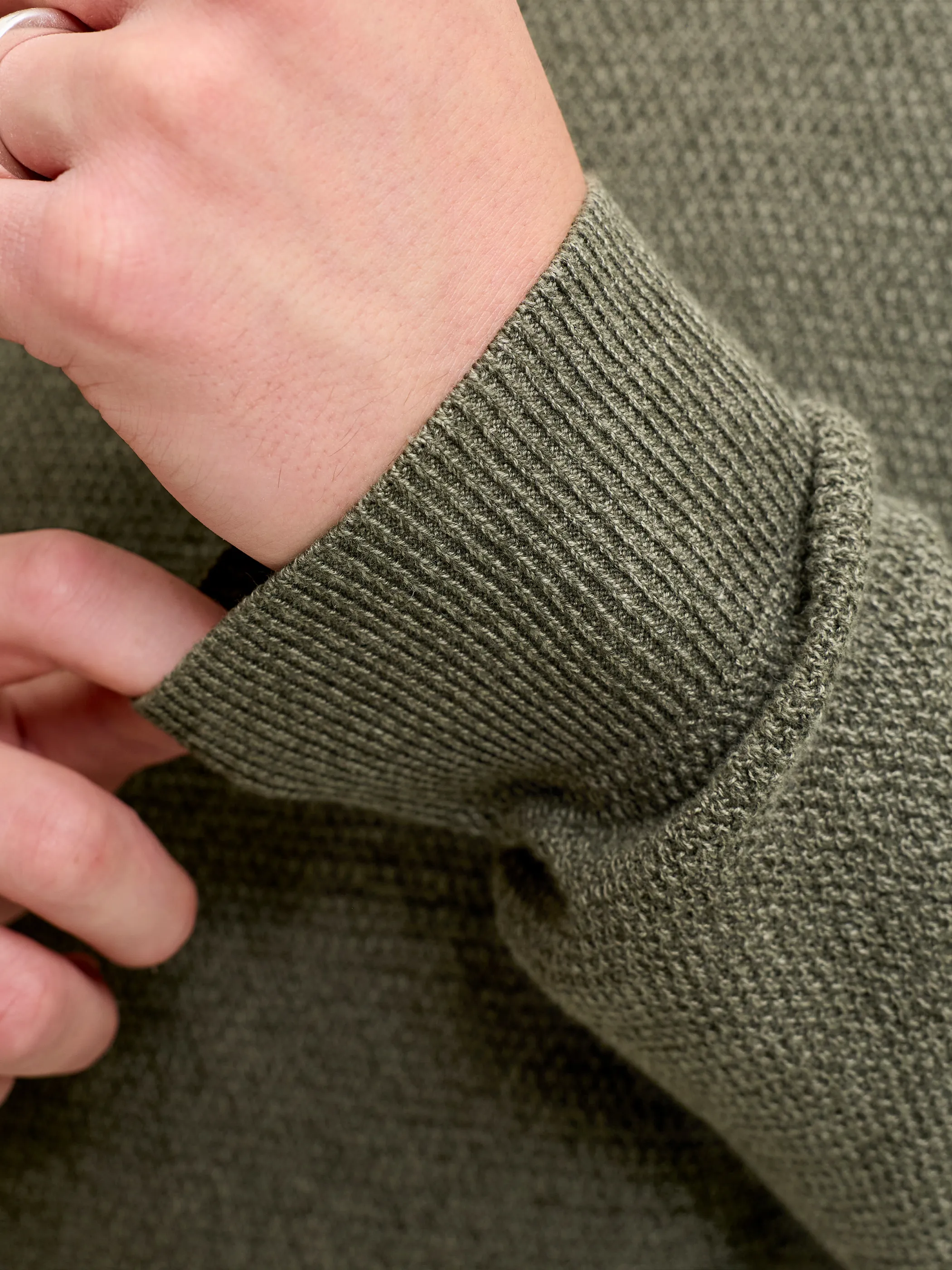Jack Jones 12298310 JJERYDER KNIT CREW NE Braun 928224 176668001 5