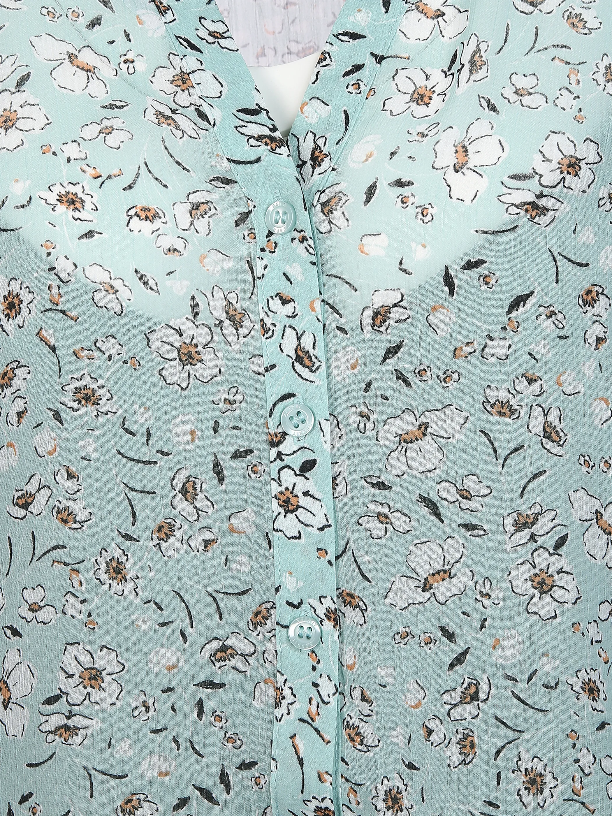 Esprit 031EE1F303 Crinkle PES Chi Blau 850403 E473 3