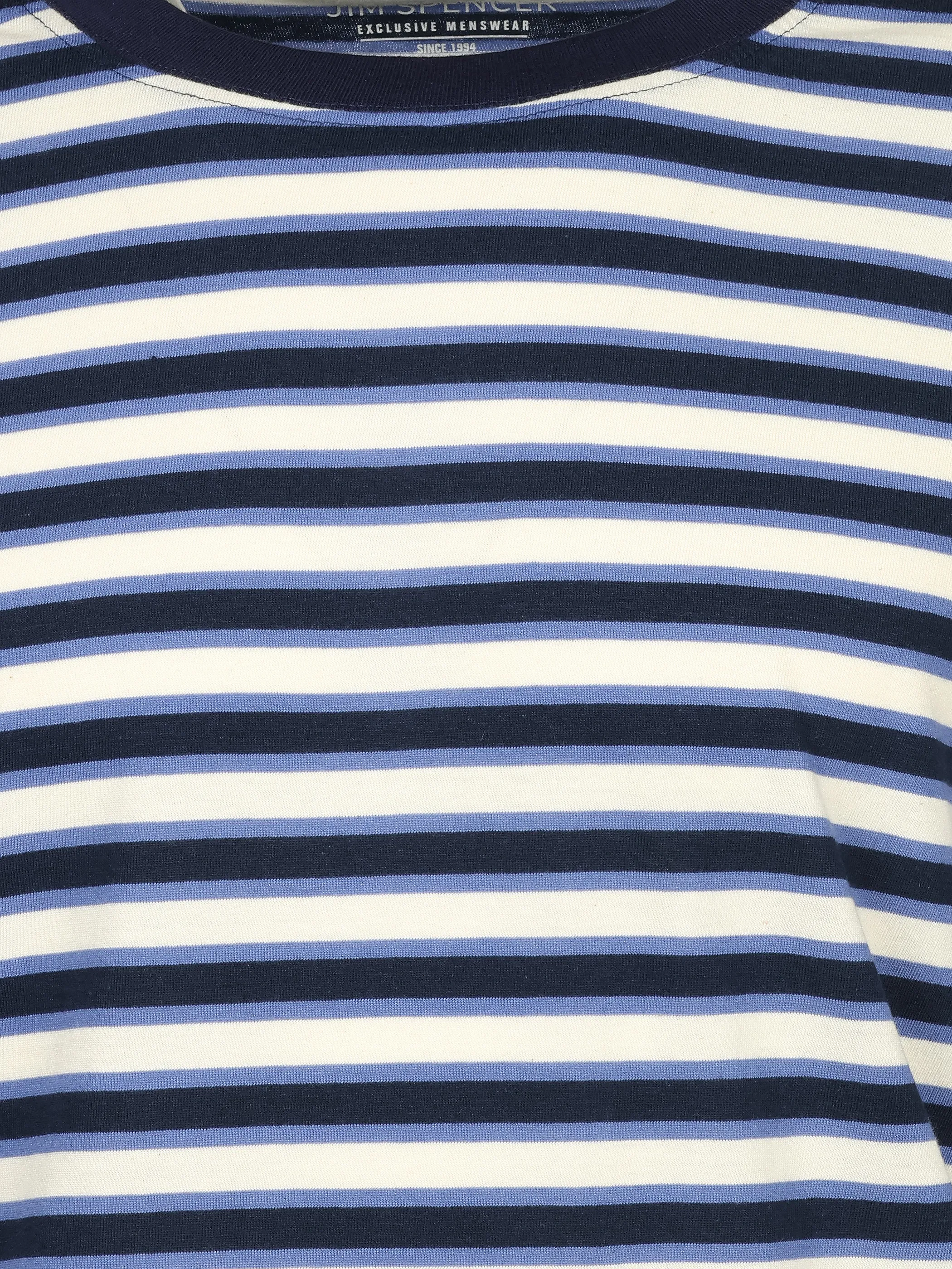 Jim Spencer He. Pyjama gestreift Blau 929118 NAVY 3