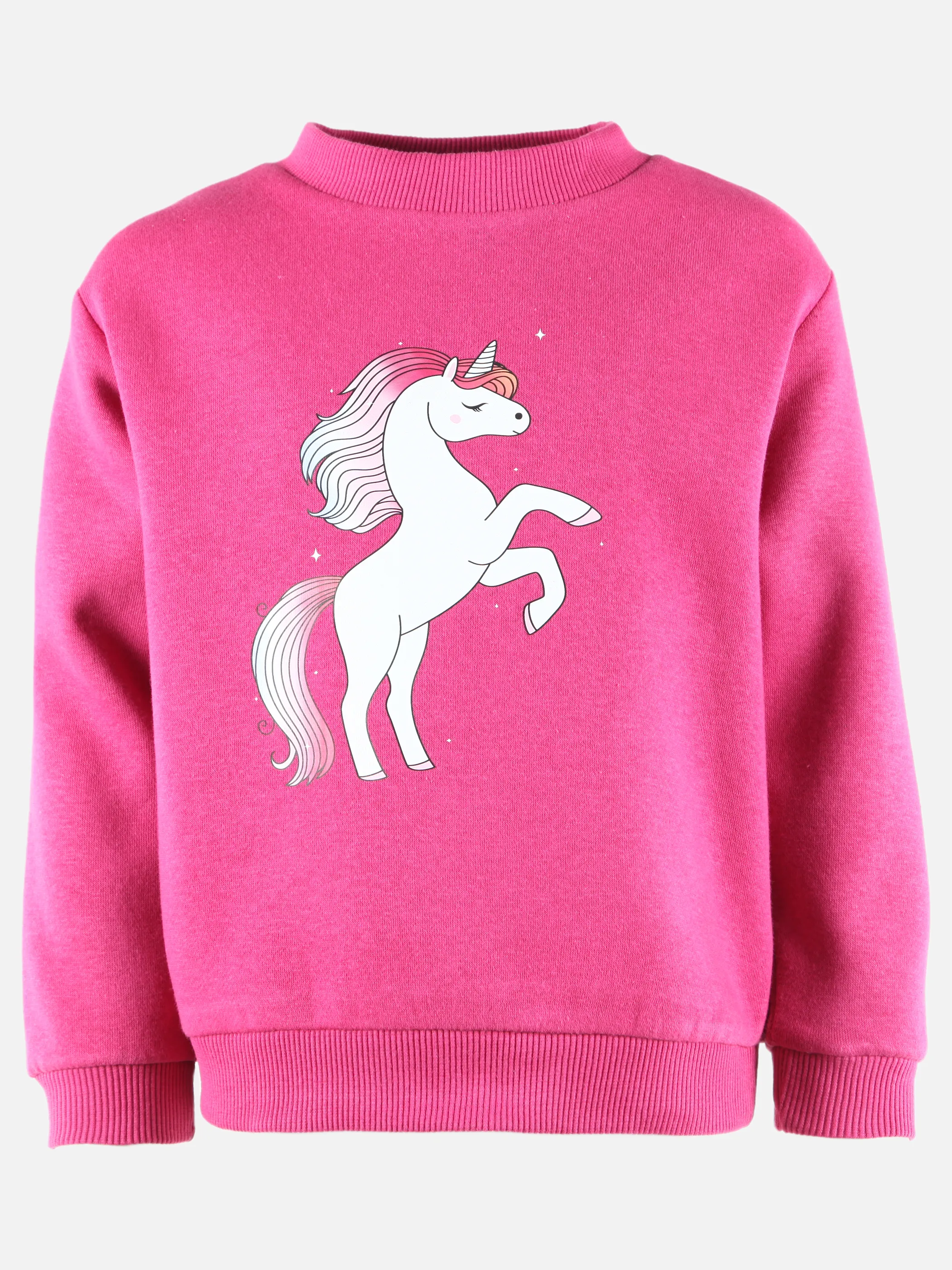 Bubble Gum KM Sweatshirt mit Einhorn-Frontprint in navy/pink Pink 907748 PINK 1