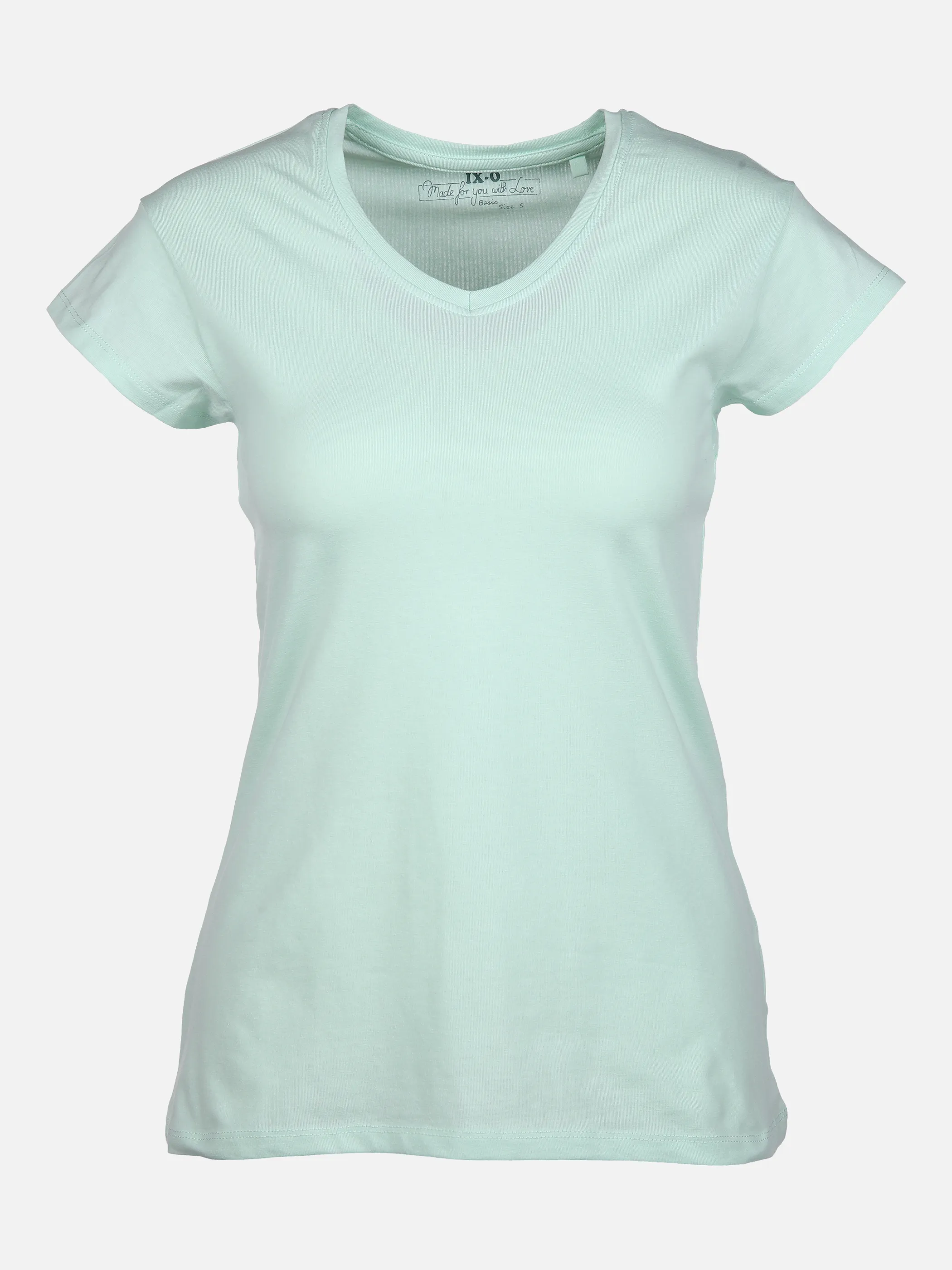 IX-O YF-Da-T-Shirt, V-Ausschnitt Grün 851644 L´MINT 1 IX-O YF-Da-T-Shirt, V-Ausschnitt Grün 851644 L´MINT 1