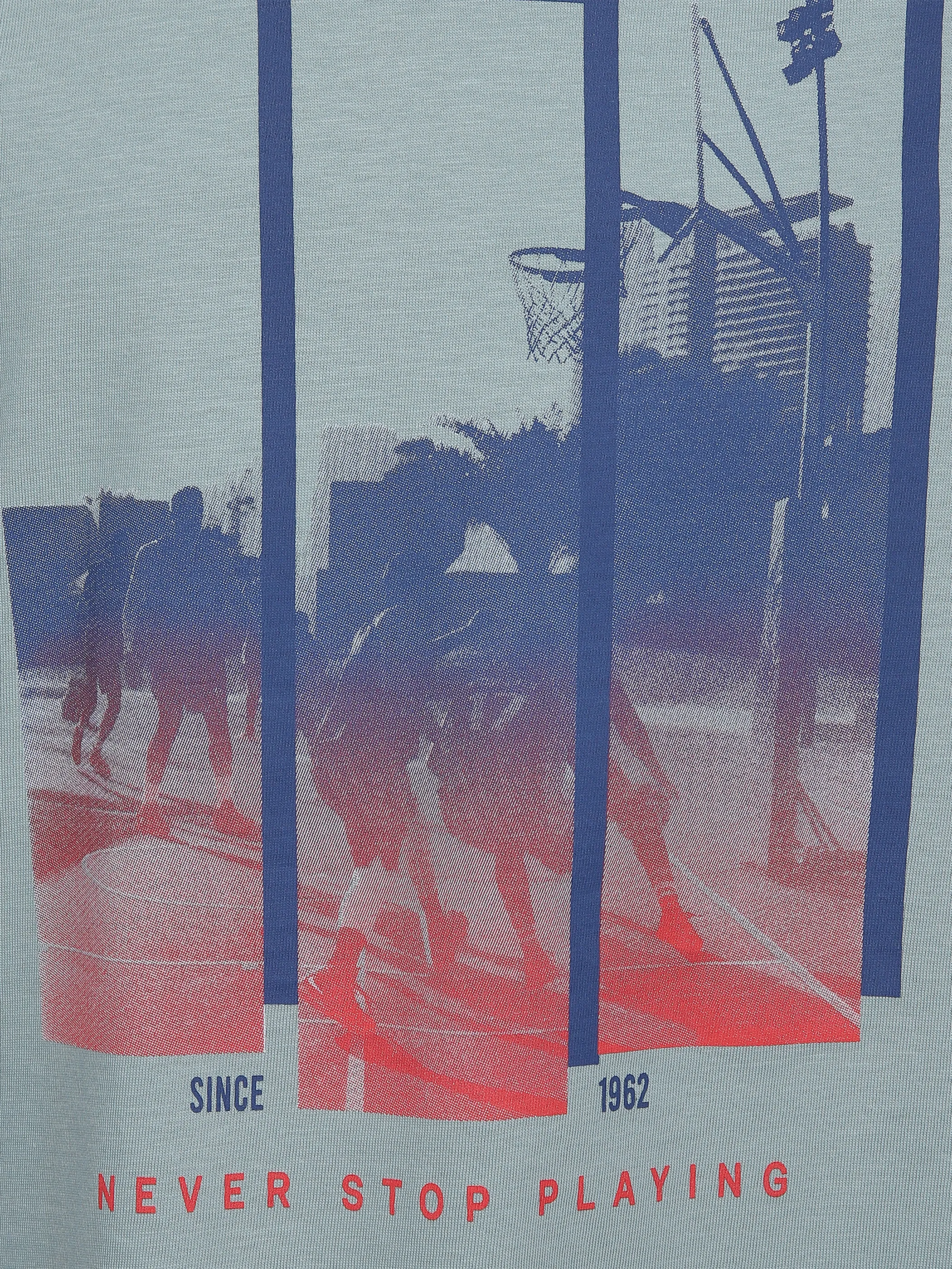Tom Tailor 1030294 photo printed t-shirt Grün 860528 12960 3