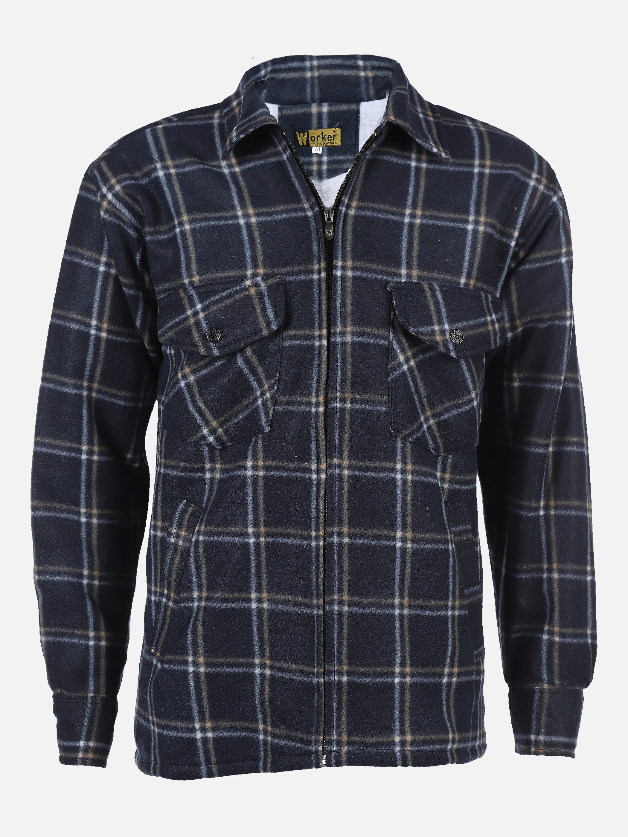 Worker He. Thermohemd 1/1 Arm wattier Blau 856098 JEANS 1 Worker He. Thermohemd 1/1 Arm wattier Blau 856098 JEANS 1