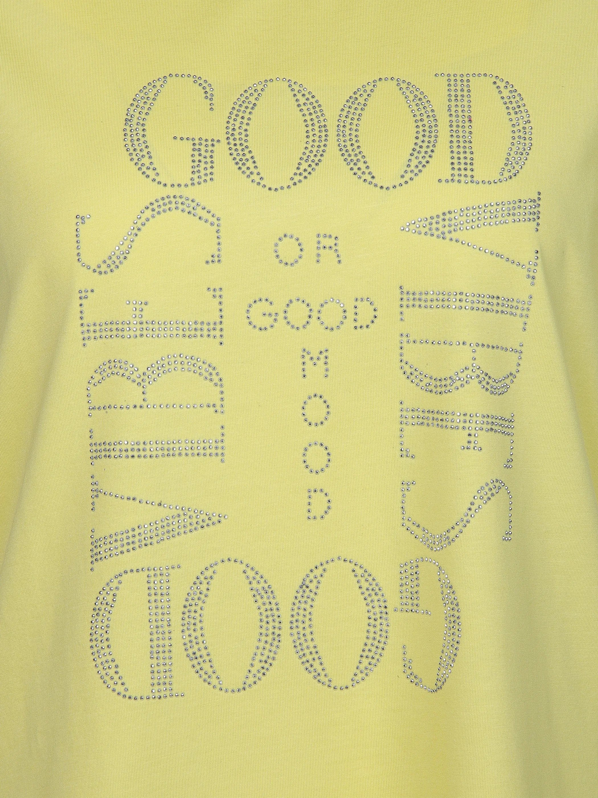 Lisa Tossa Da-T-Shirt m. Straßapplikation Gelb 893032 SUNSHINE 3 Lisa Tossa Da-T-Shirt m. Straßapplikation Gelb 893032 SUNSHINE 3