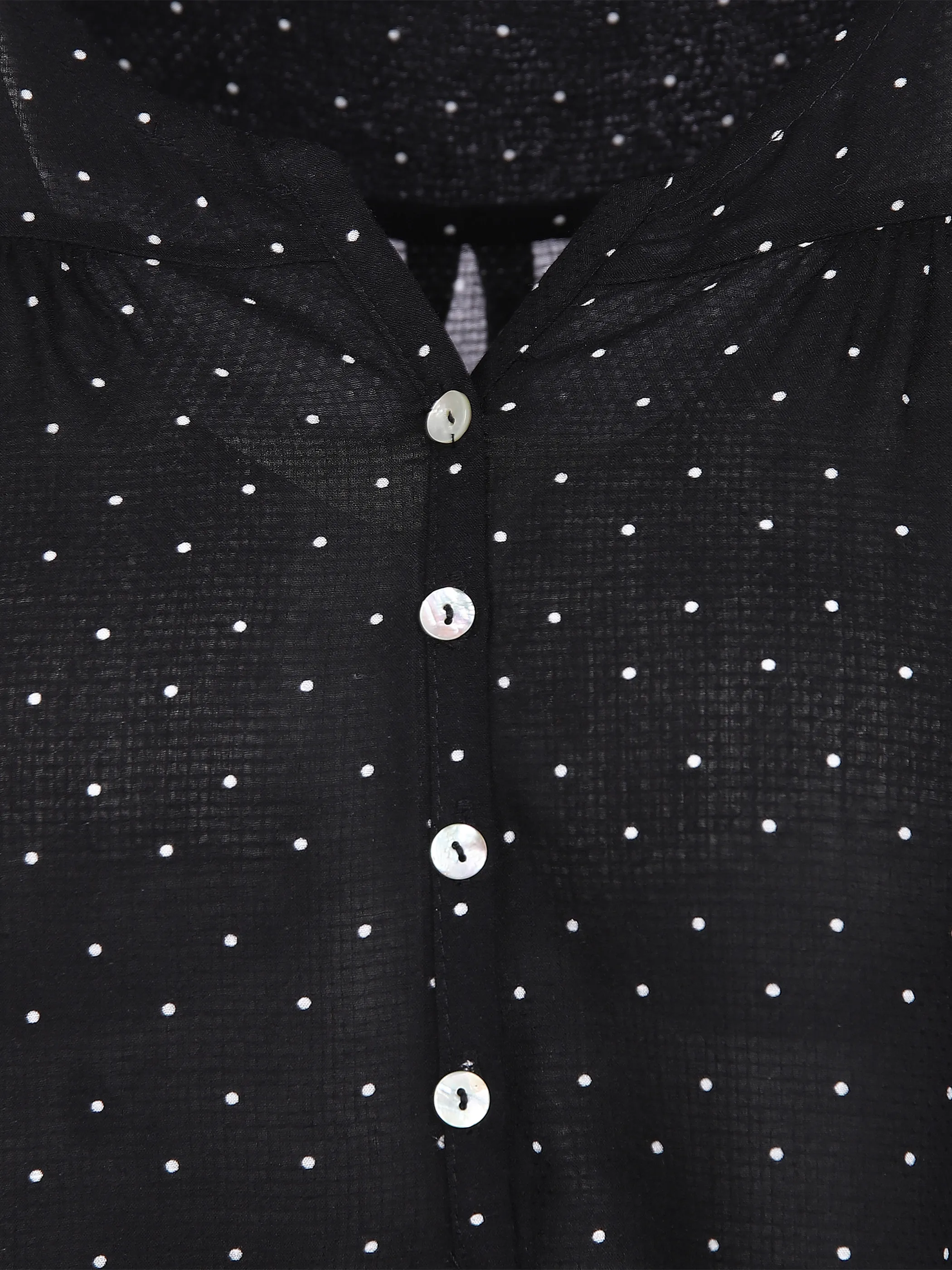 Sure Da-Dobby-Blusentop m. Druck Schwarz 852486 BLACK DOTS 3 Sure Da-Dobby-Blusentop m. Druck Schwarz 852486 BLACK DOTS 3