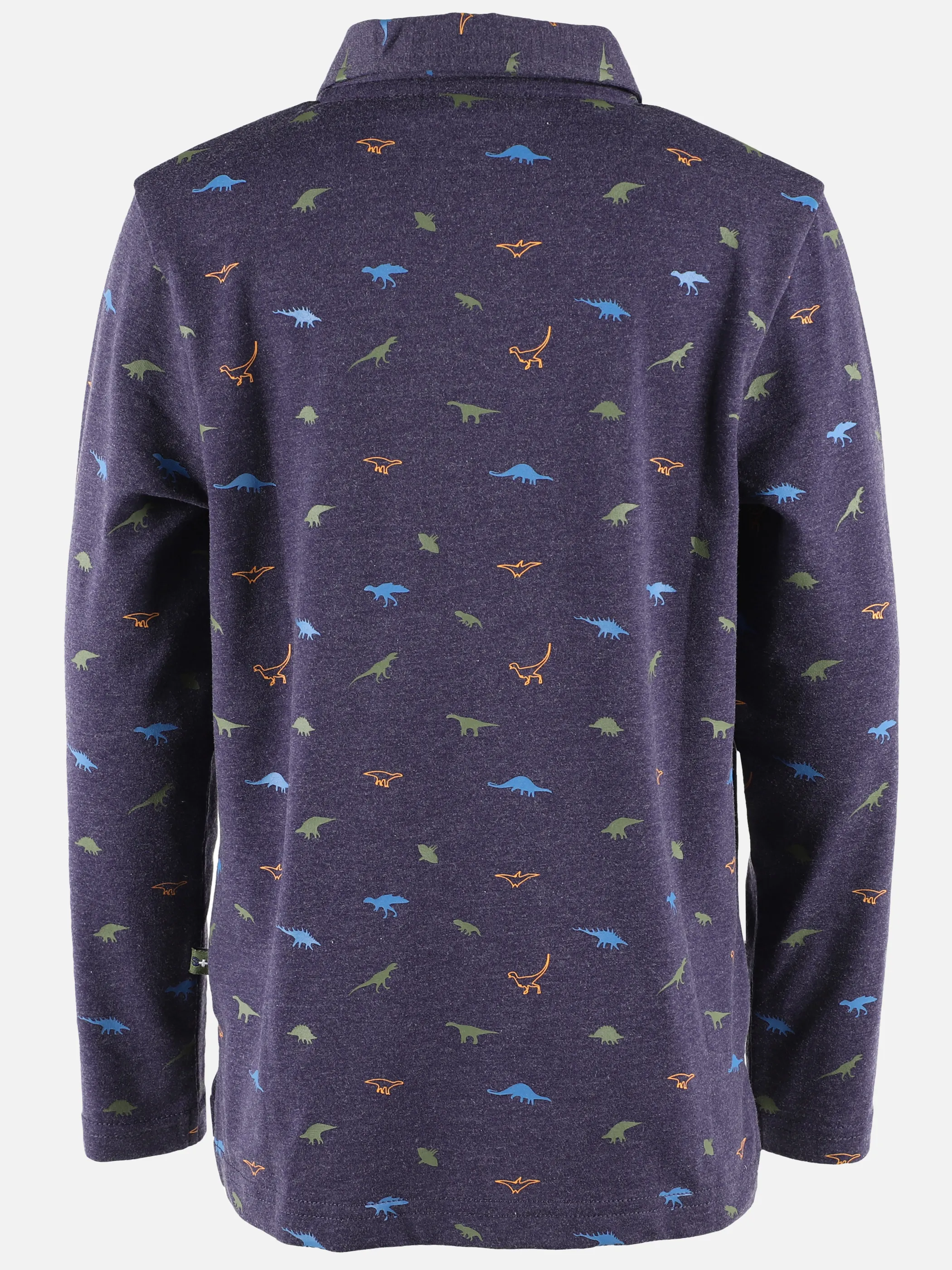 Stop + Go KJ Poloshirt mit Dino AOP in dunkelblau Marine 899461 DUNKELBLAU 2