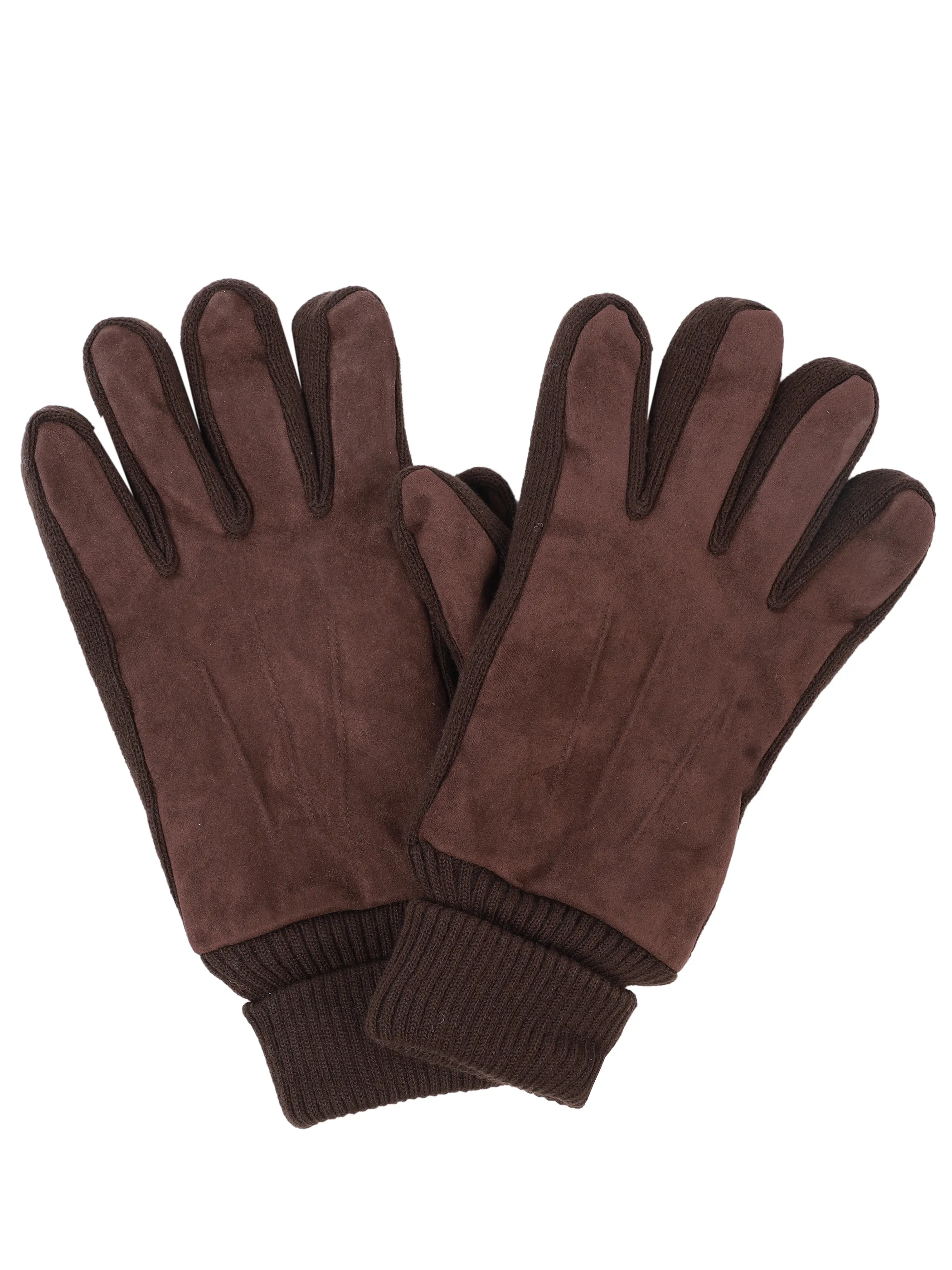 Jim Spencer He-Handschuhe aus Materialmix Braun 929429 BROWN 3