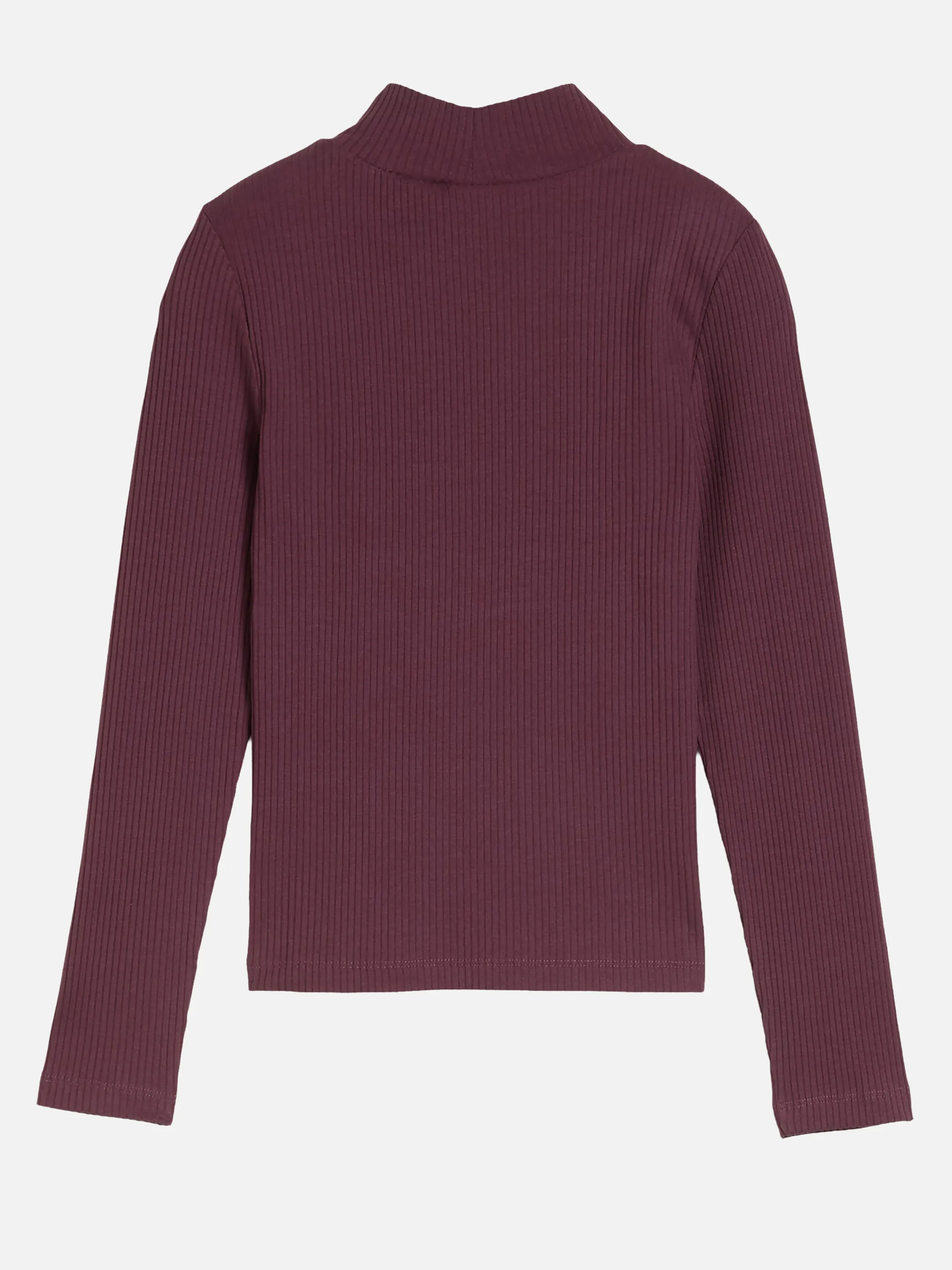 Tom Tailor 1053440 rib mock neck longslee Rot 934479 36551 2