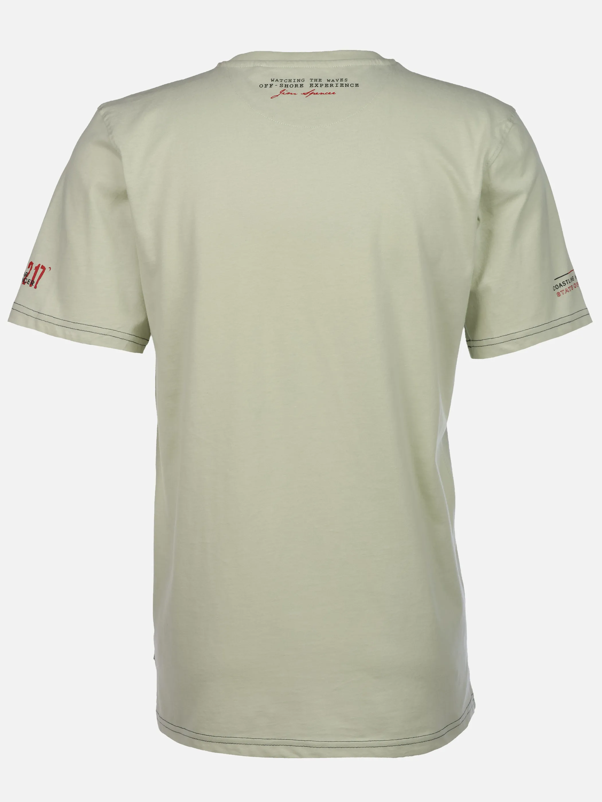 Jim Spencer He. T-Shirt 1/2 Arm print Grün 926456 MINT 2