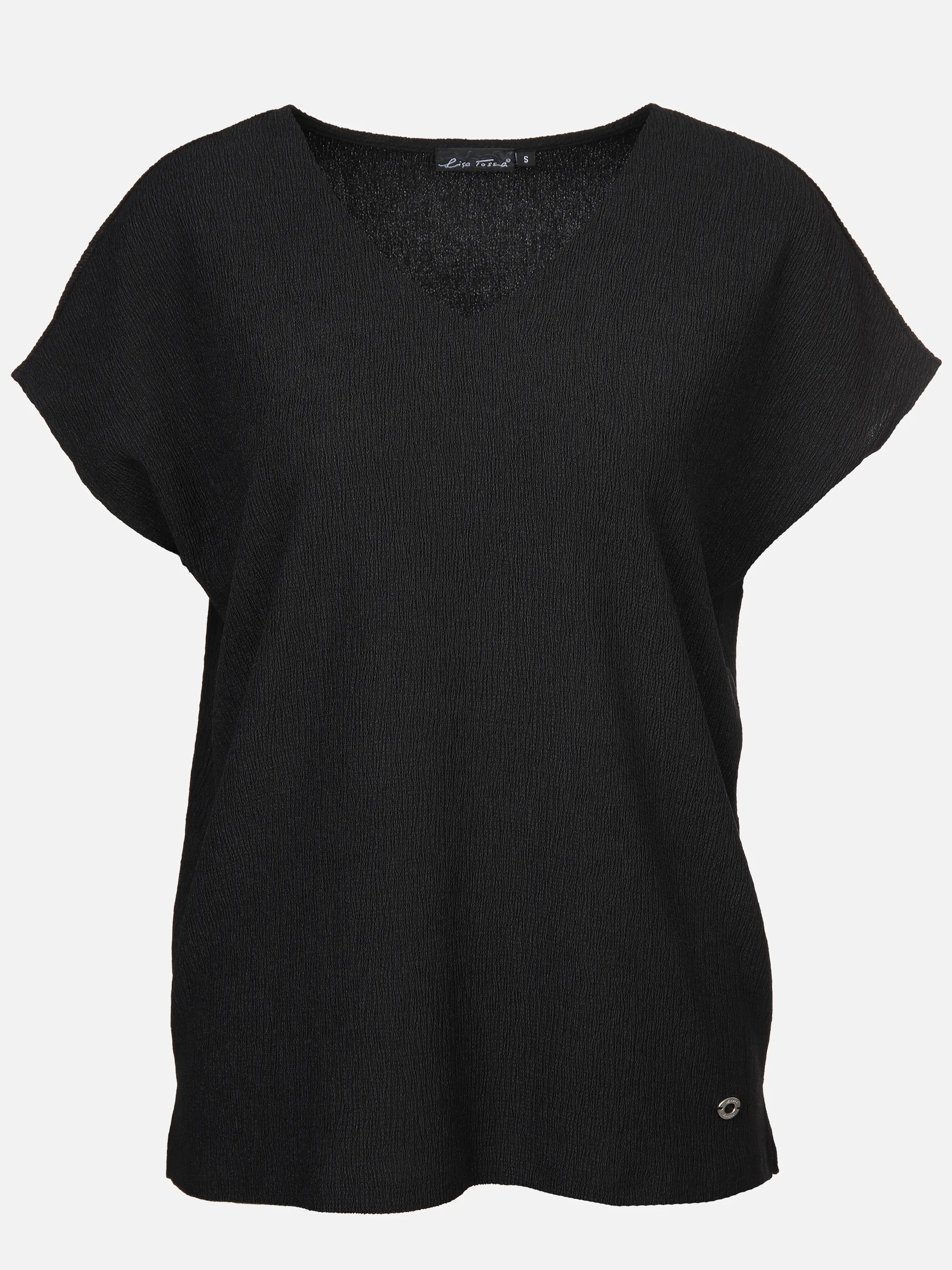 Lisa Tossa Da-Shirt in Crashoptik Schwarz 891199 BLACK 1