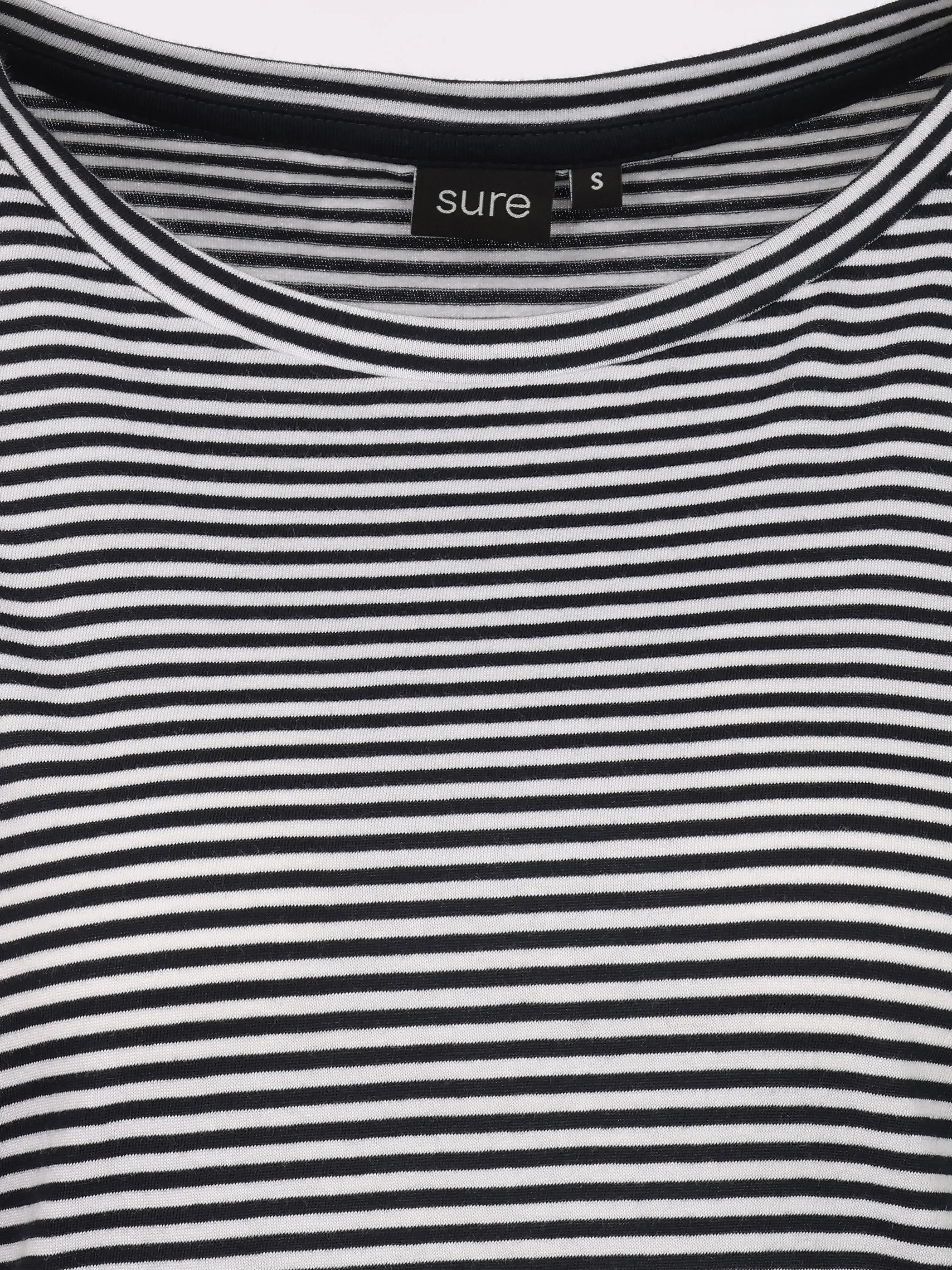 Sure Da-Streifen-T-Shirt Blau 922010 SAPHIRE 3