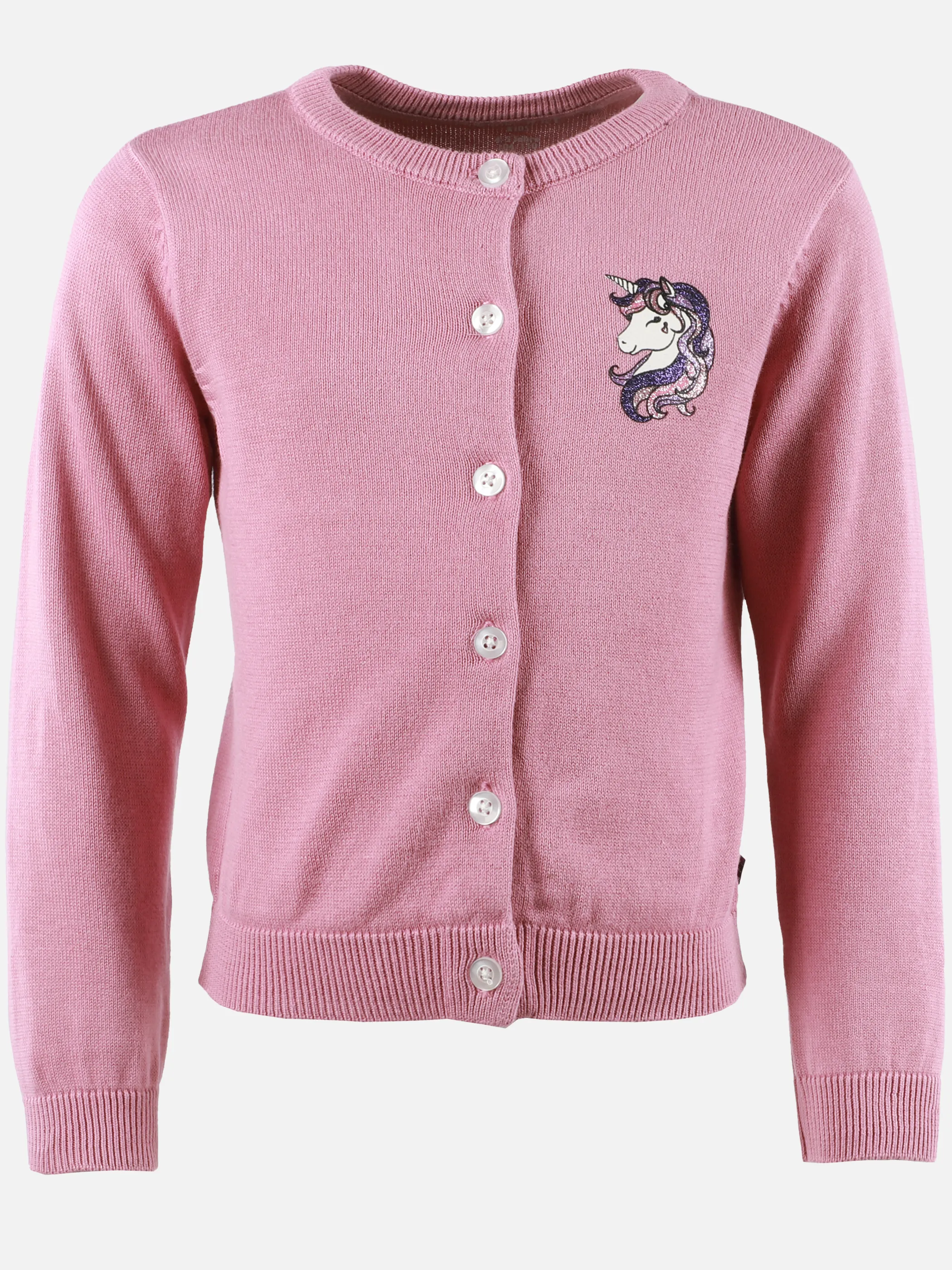 One Way KM Cardigan mit Glitter Einhornprint in rosa Rosa 914423 ROSA 1