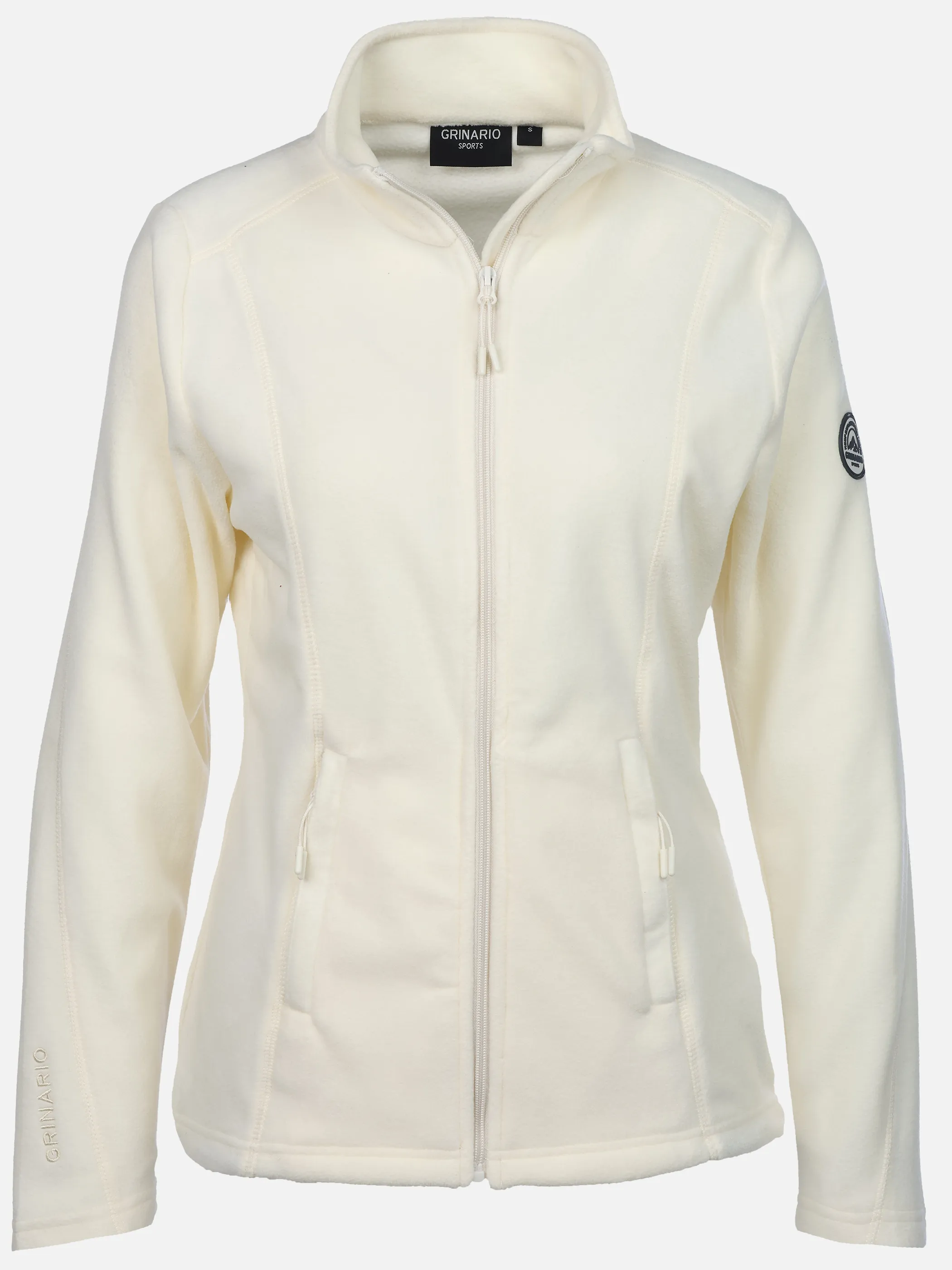 Grinario Sports Da-Fleecejacke Weiß 928411 12-0602TCX 1