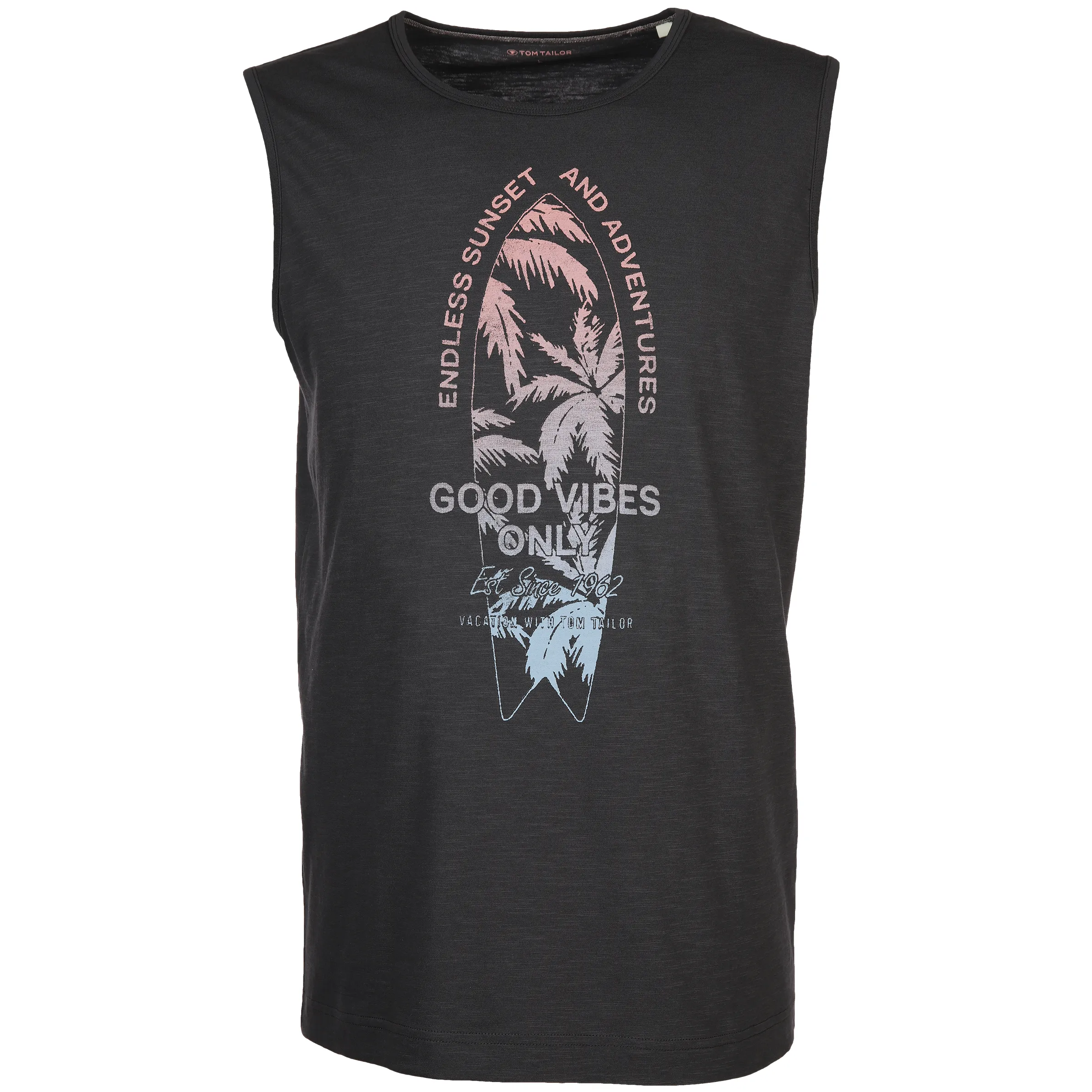 Tom Tailor 1038660 printed tanktop Grau 880585 10899 1 Tom Tailor 1038660 printed tanktop Grau 880585 10899 1