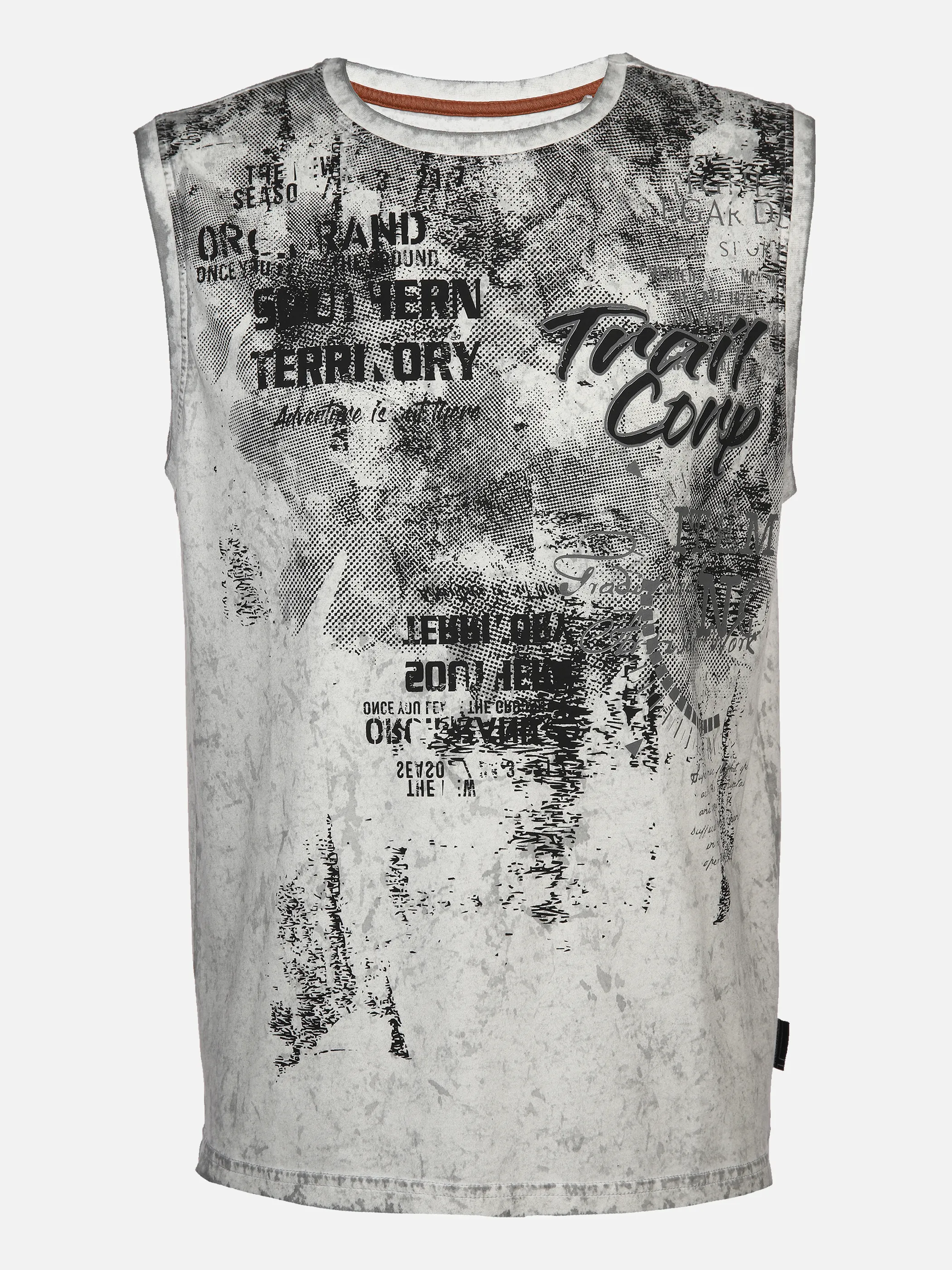 Southern Territory He. Muscleshirt washer print Weiß 884156 OFFWHITE 1