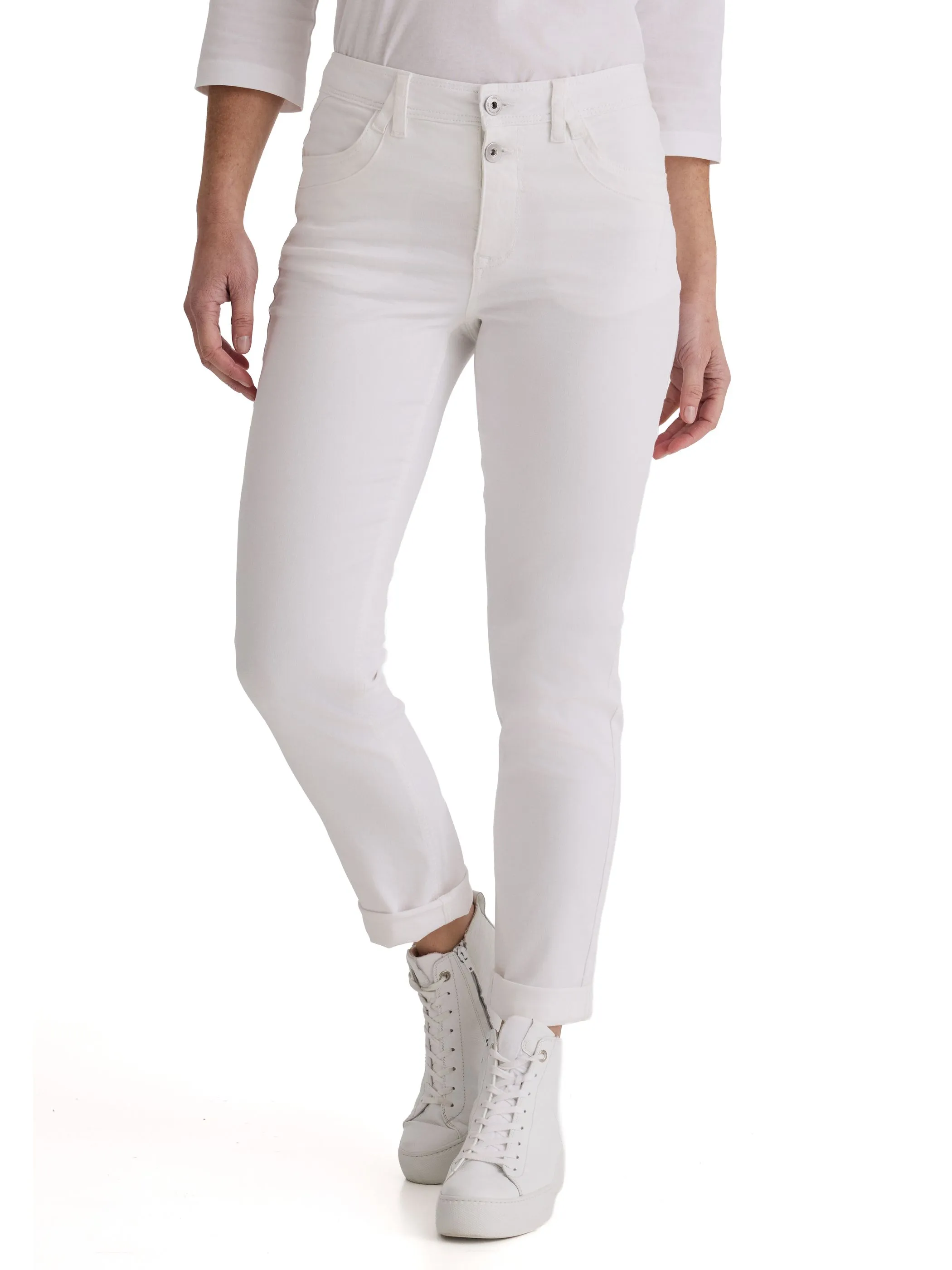 Stooker DOB 06330240001000 Da. Hosen lang, Weiß 928265 1000 1