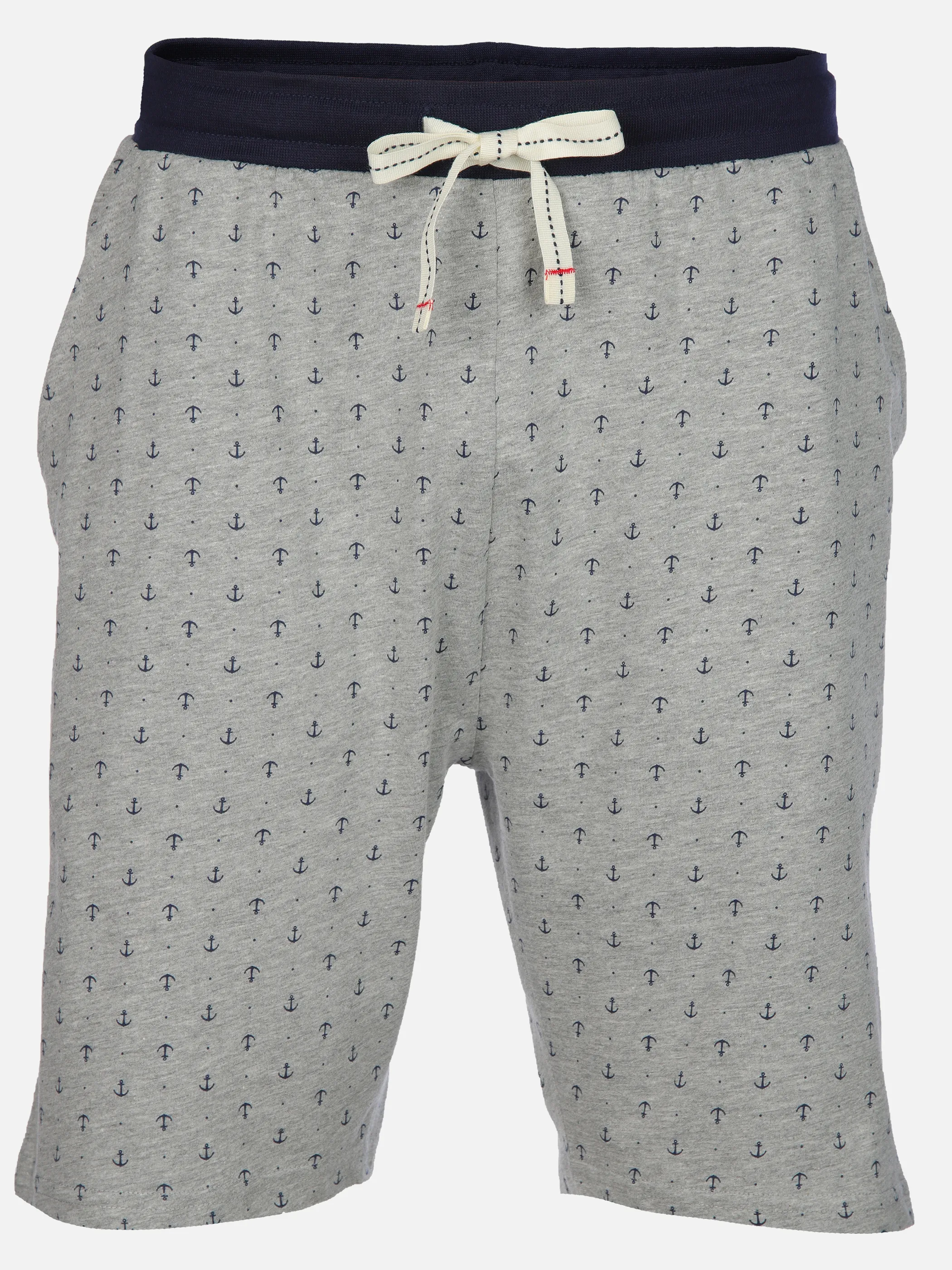 Phil+Co He. Schlafbermuda mit Druck Grau 906804 GRAU 1