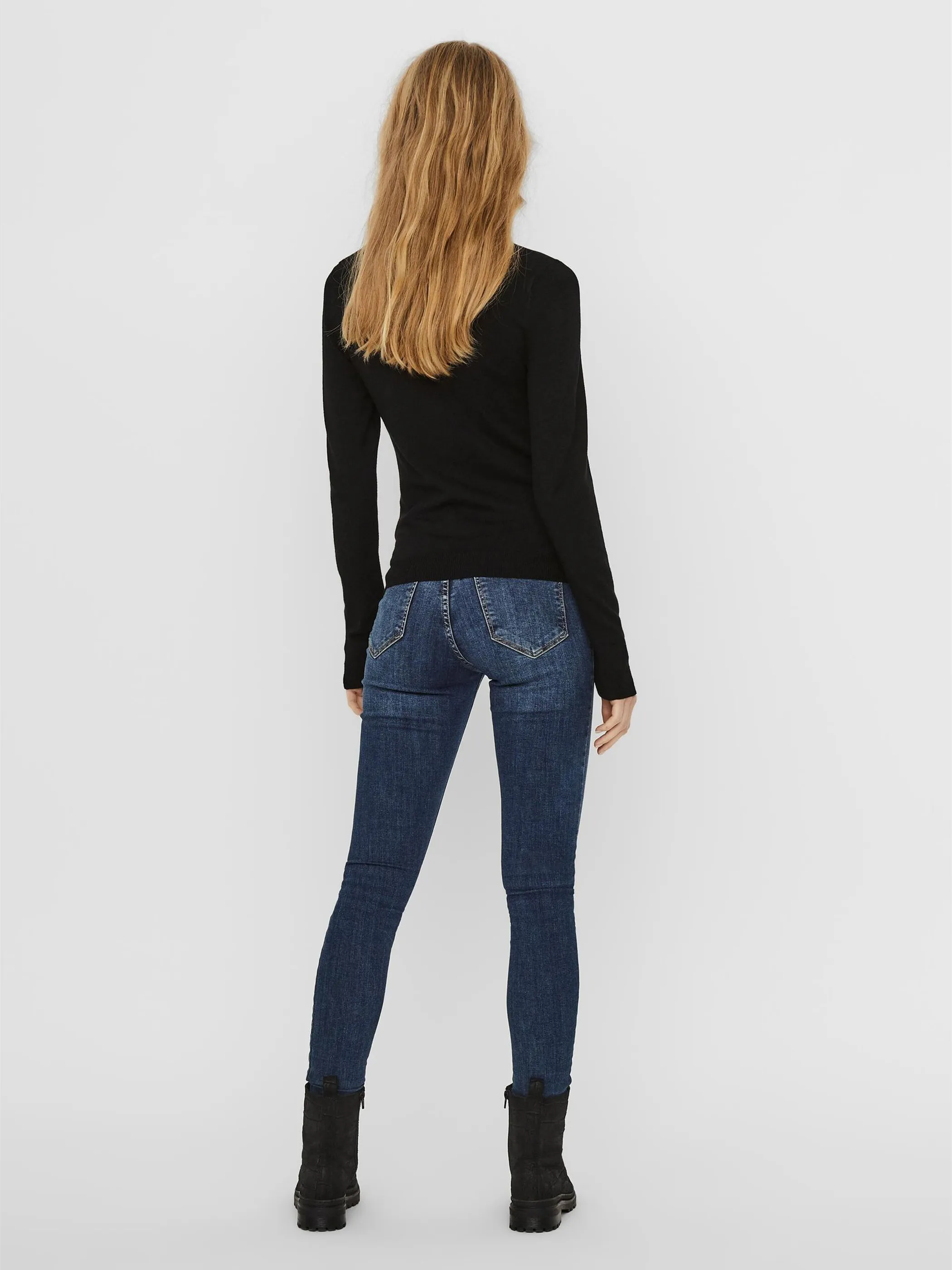 Vero Moda 10231630 VMGLORY LS ROLLNECK B Schwarz 842569 177868 5