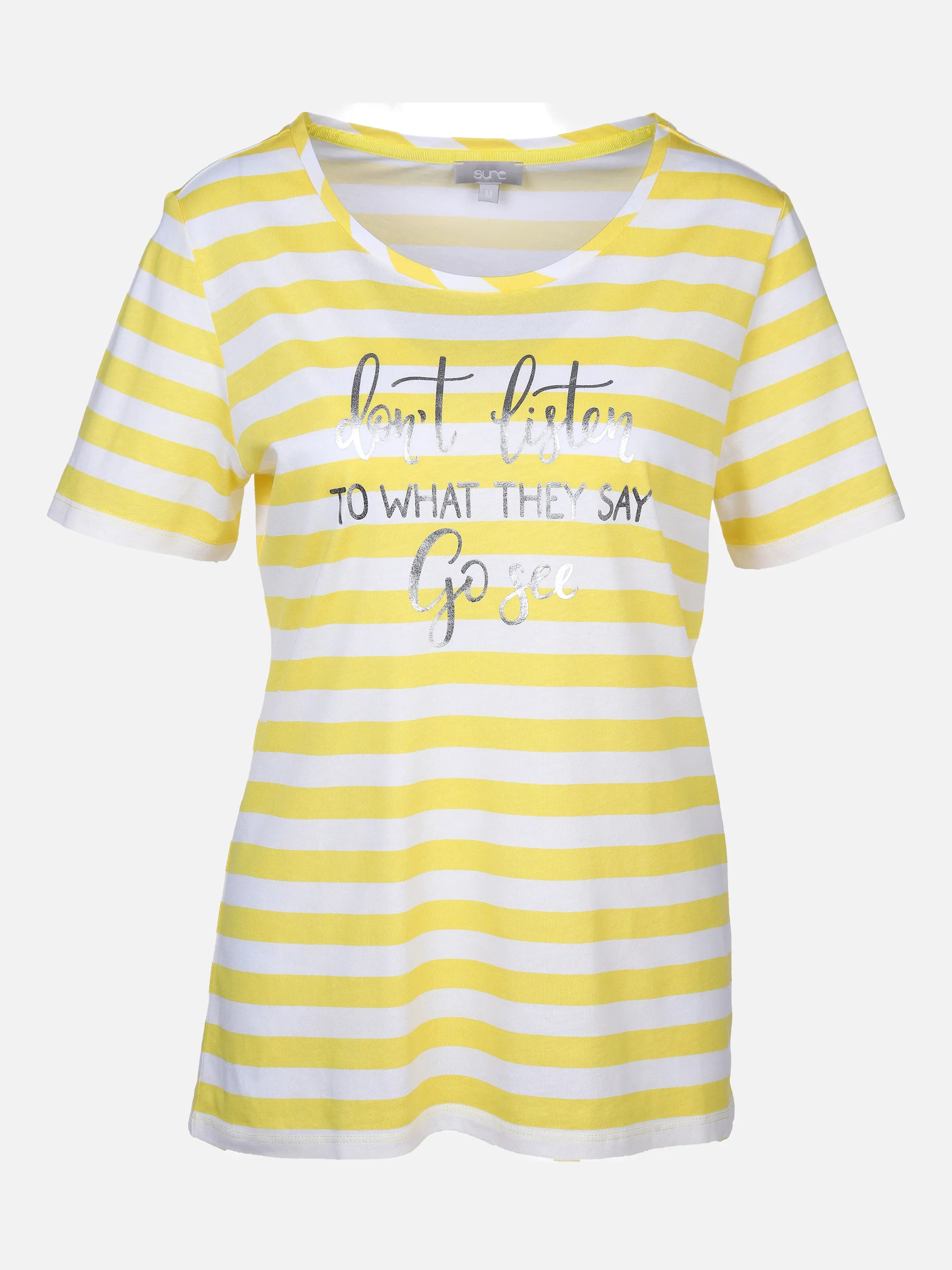 Sure Da-T-Shirt Ringel Gelb 837598 LEMON/WHIT 1