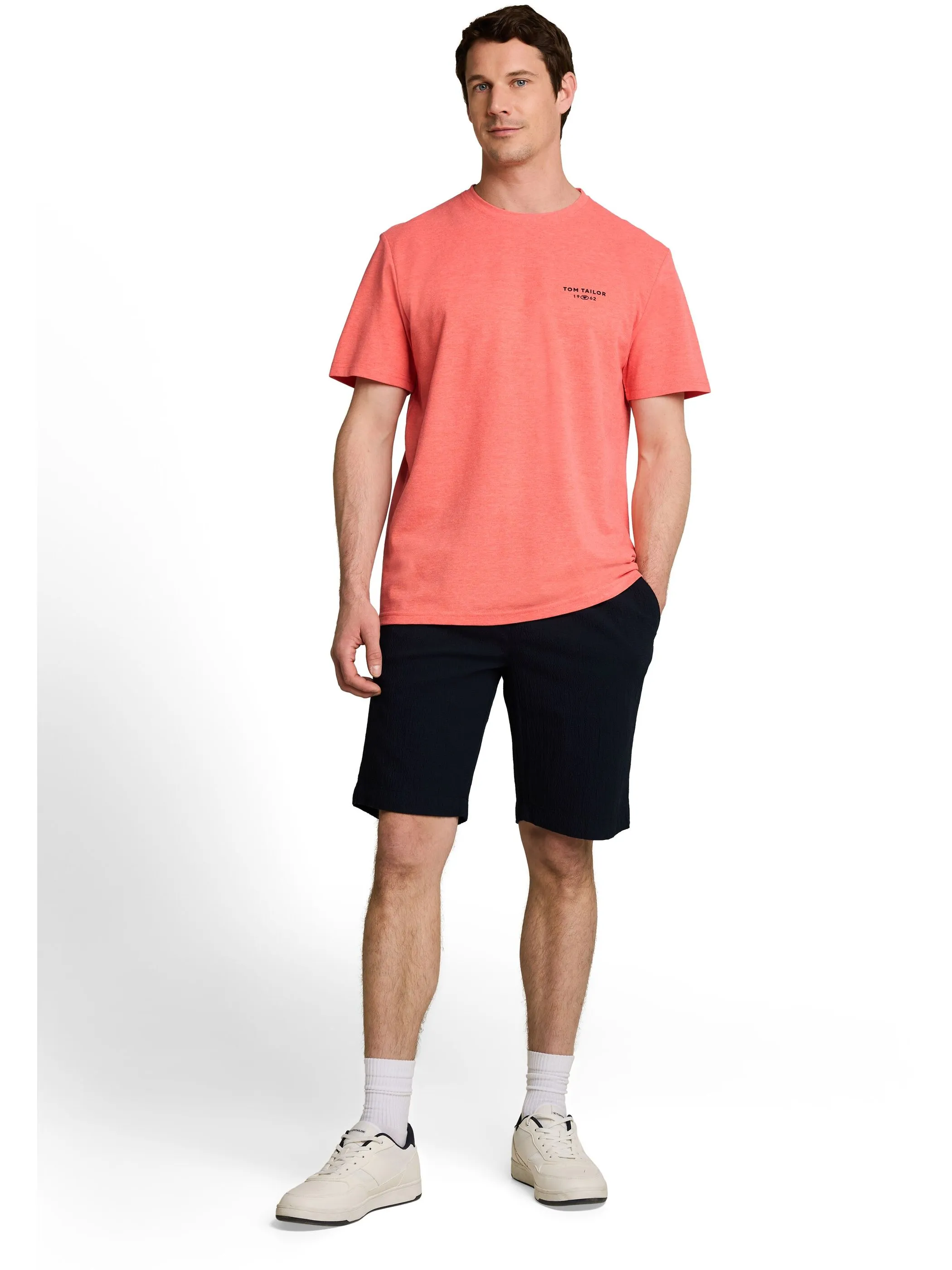 Tom Tailor 1052170 pique t-shirt Rot 926461 18787 4