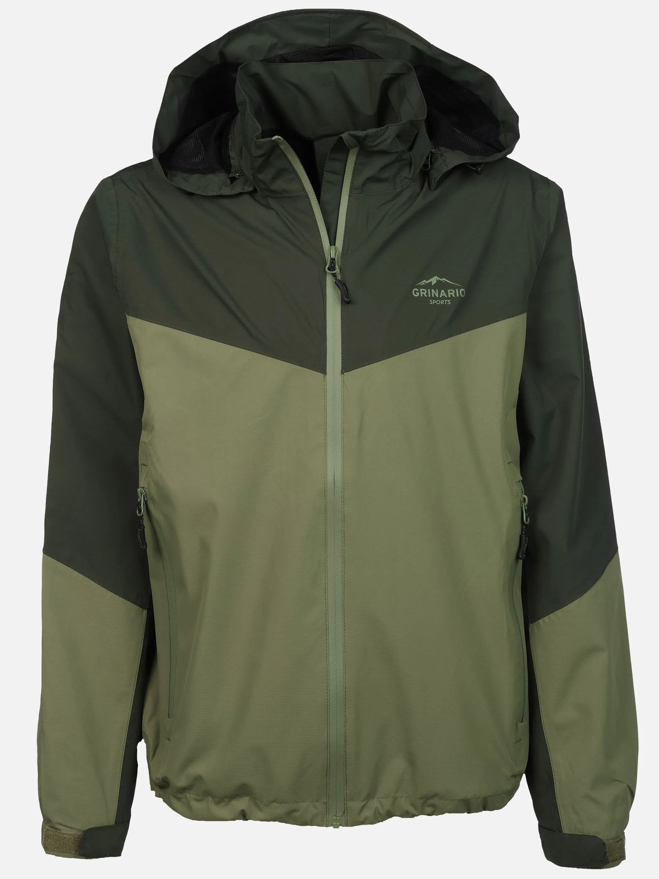 Grinario Sports He-Regenjacke, packable, Wassersäule 10.000 mm Oliv 928454 OLIVI/DUFF 1